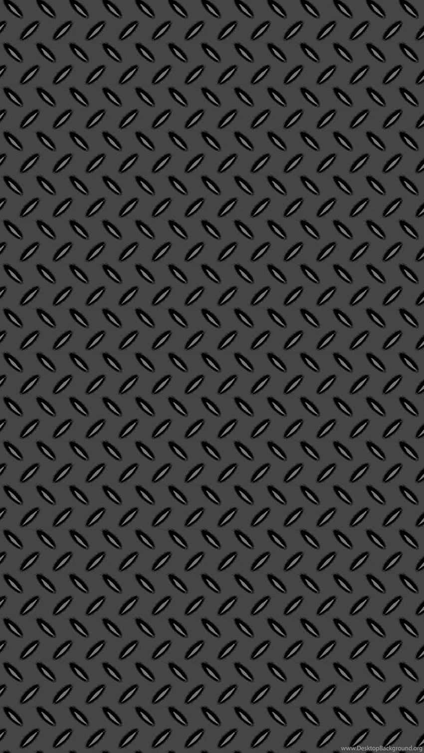 A Black Diamond Plate Pattern Background Background