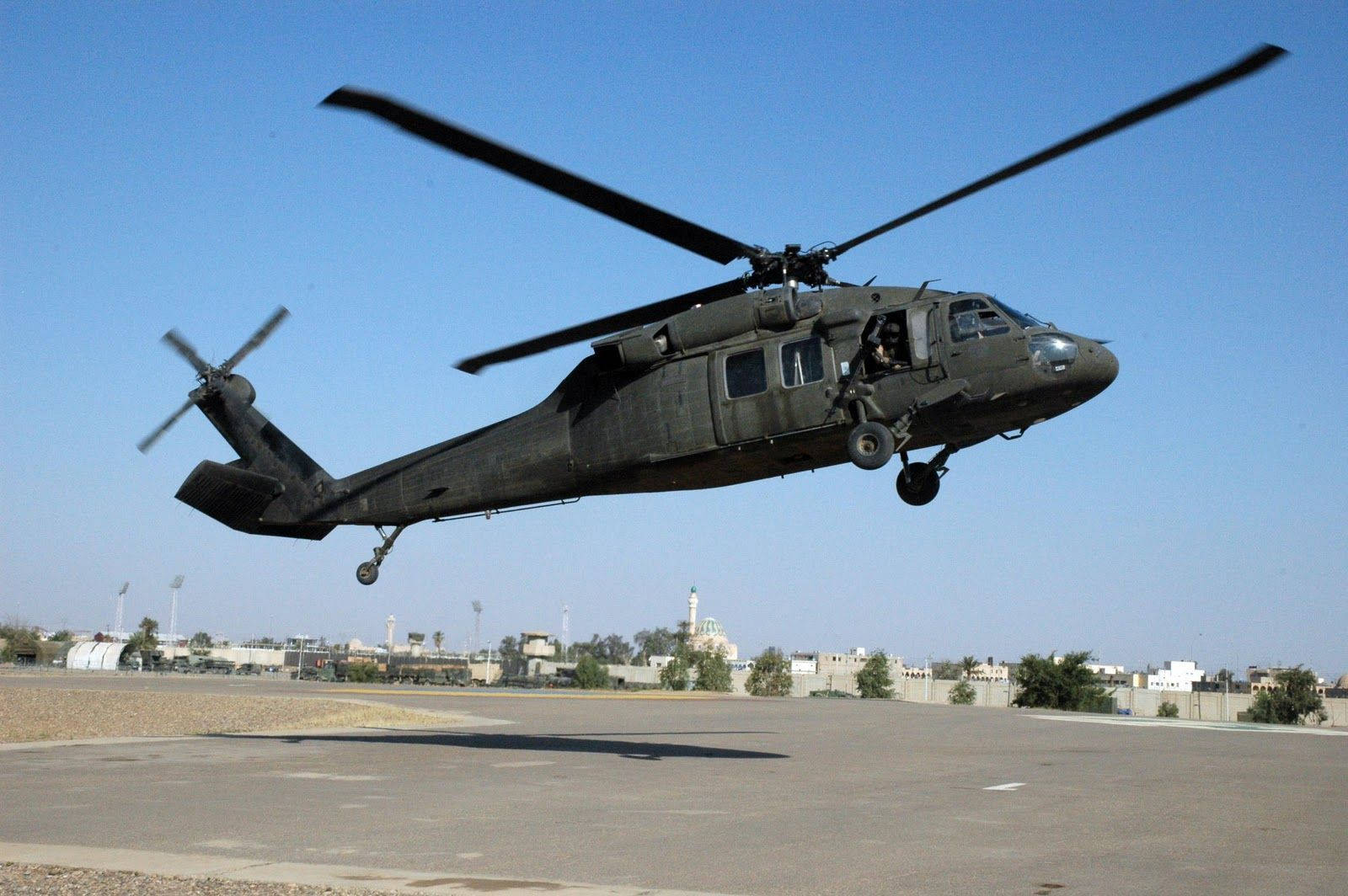 A Black Helicopter Background