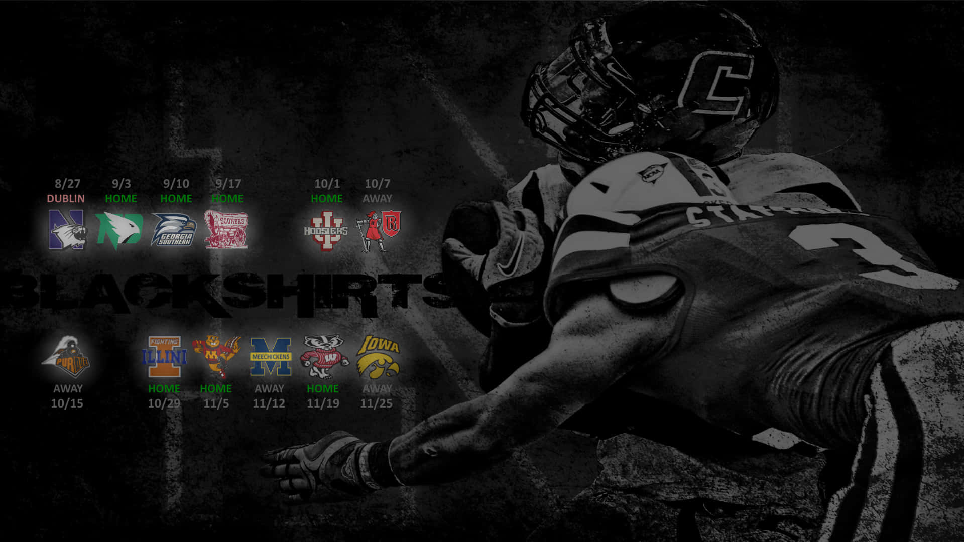 A Black Shirt With The Words Blackshirts Background