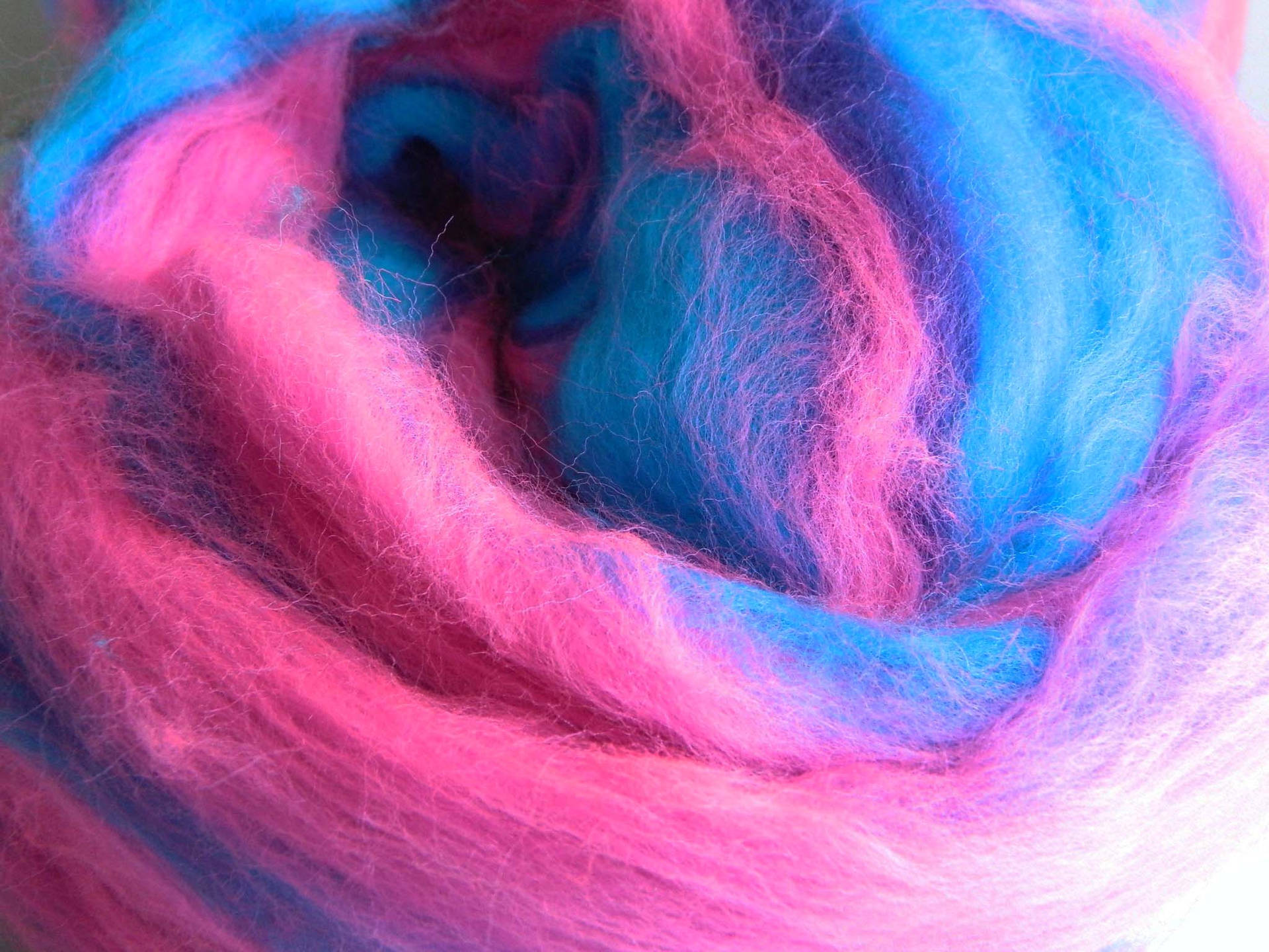 A Blast Of Sweetness: Pink And Blue Cotton Candy
