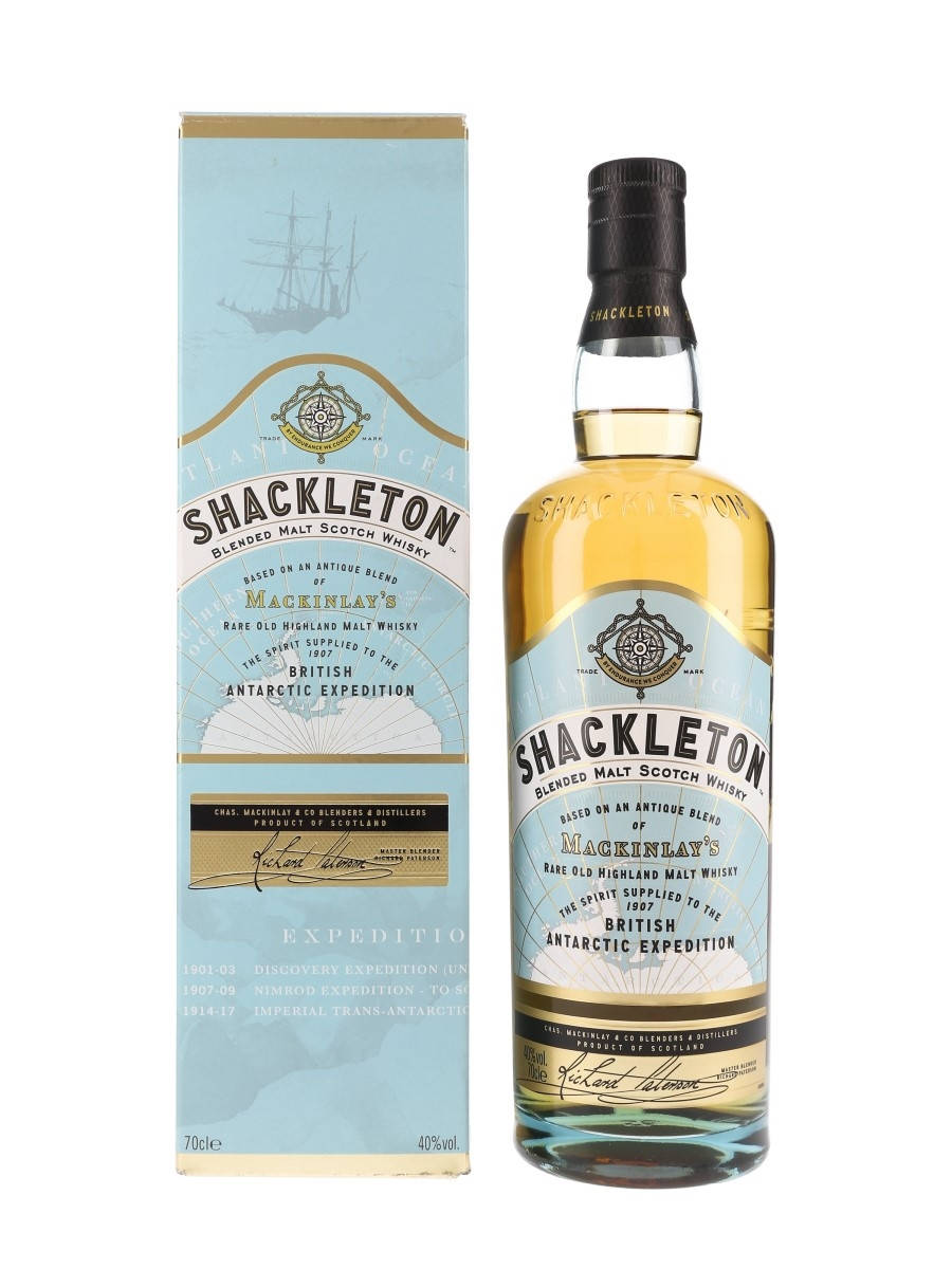 A Blend Of Discovery And Refinement - Shackleton Whisky Bottle