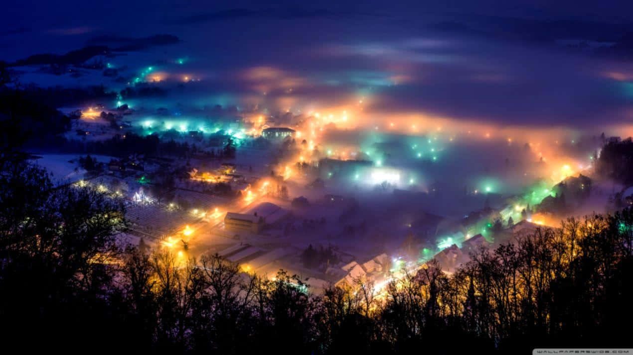 A Blissful Winter Night Beneath The Starlight