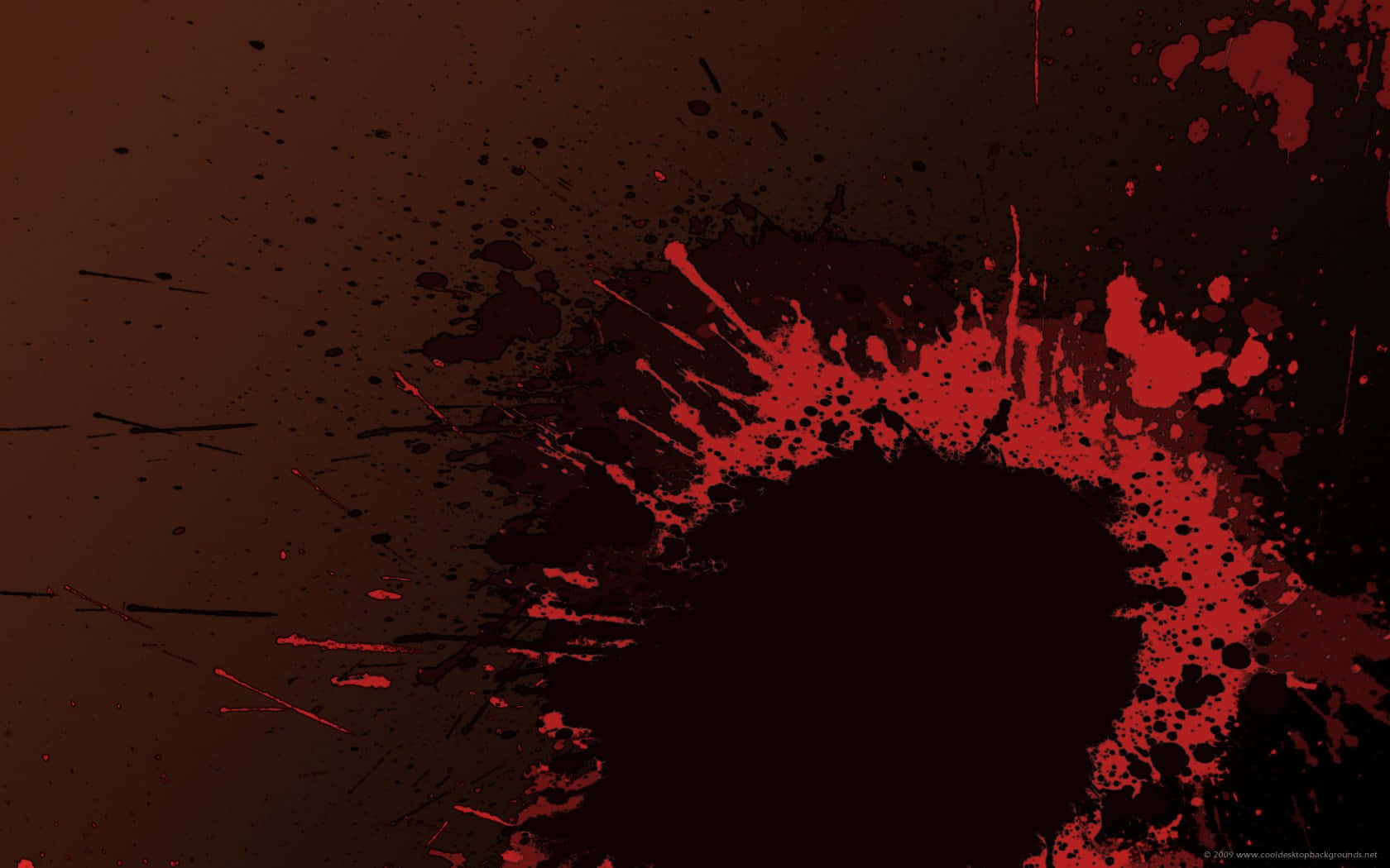 A Bloody Background With Red Splatters