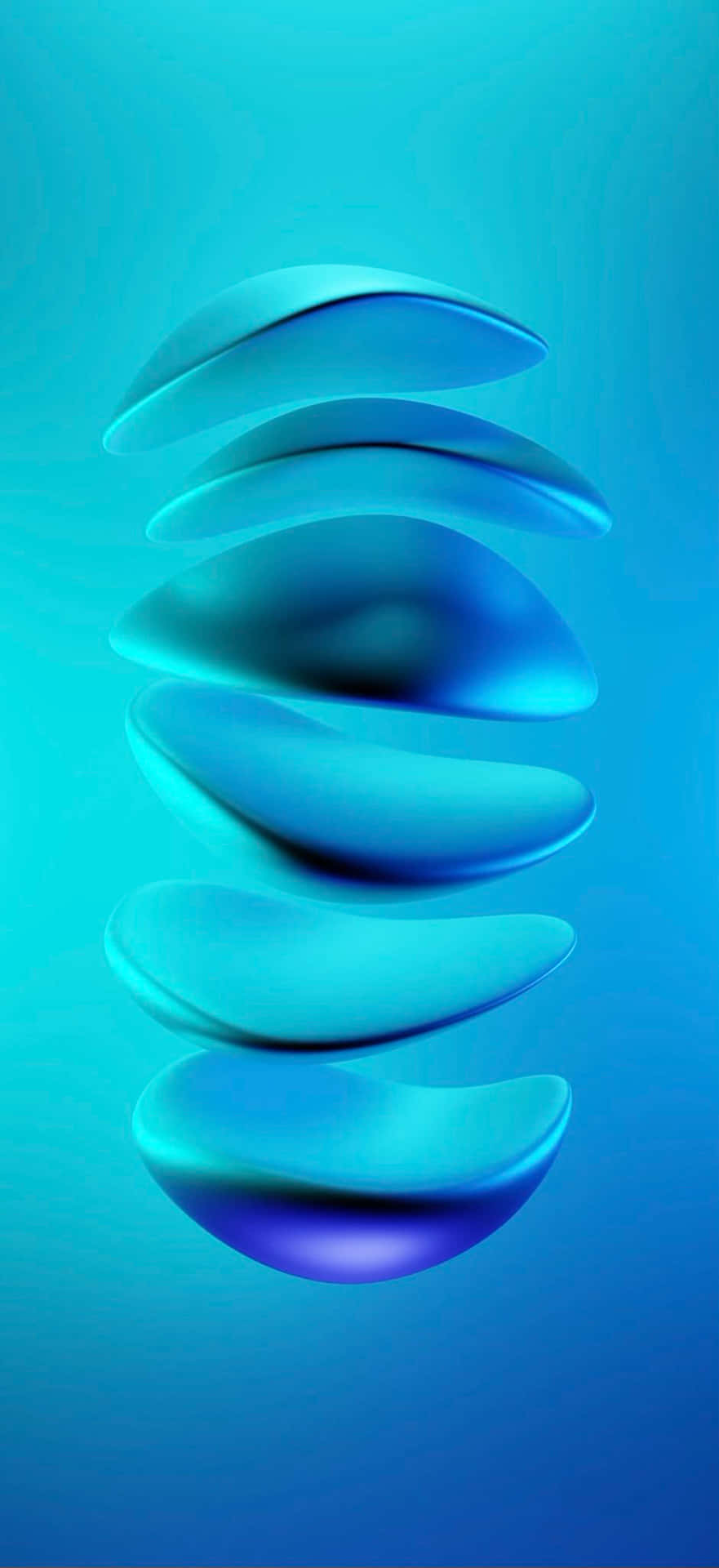 A Blue Abstract Background With A Blue Sphere Background