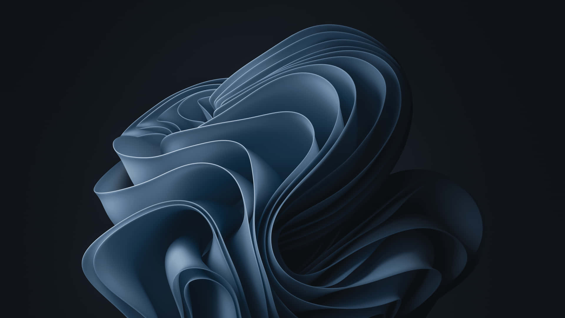 A Blue Abstract Design With A Black Background Background