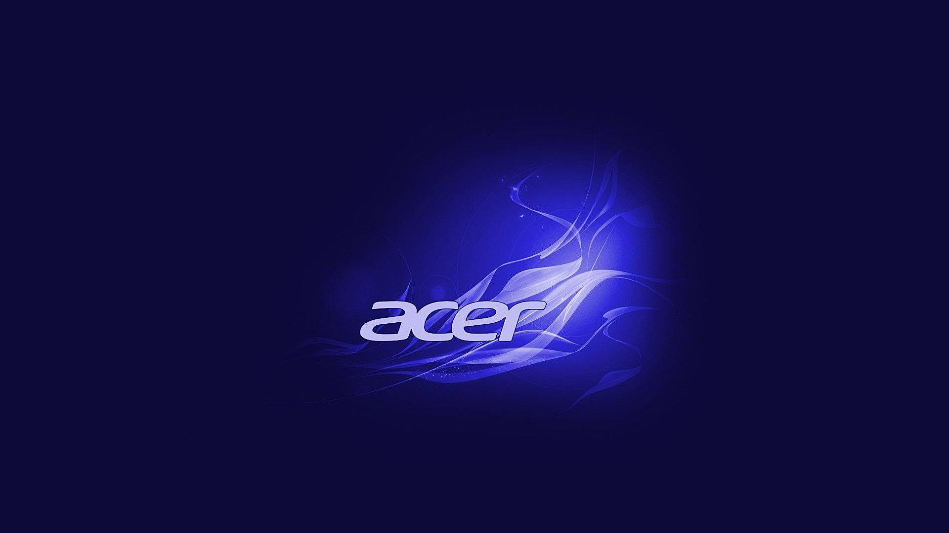 A Blue Acer Logo Background