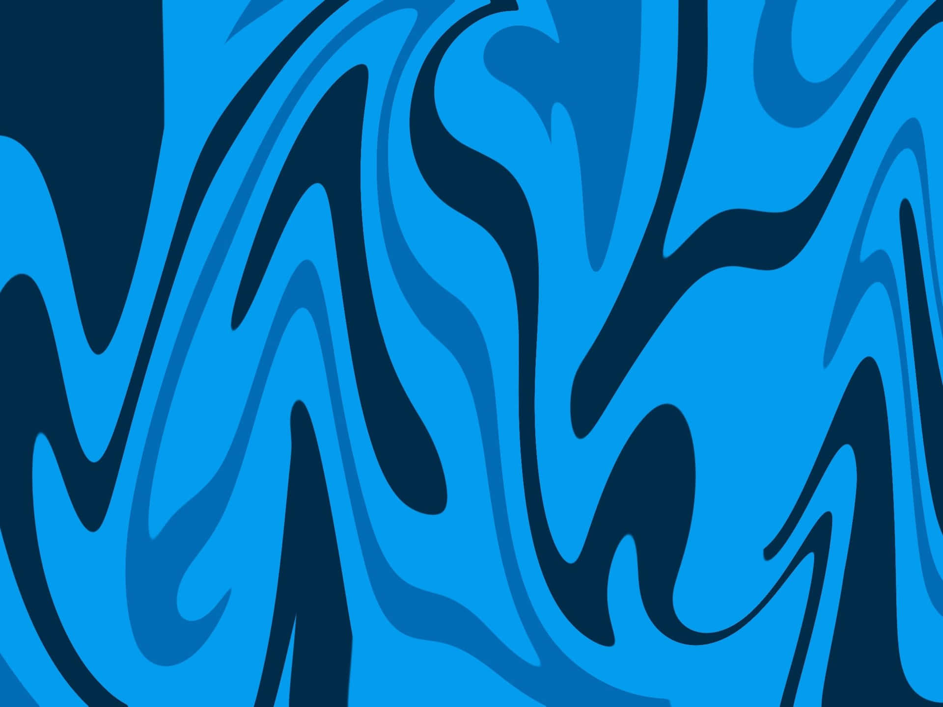 A Blue And Black Abstract Pattern With Swirls