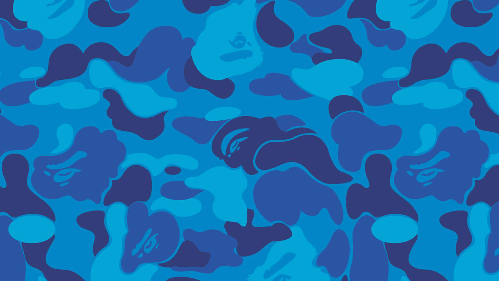A Blue And Black Camouflage Pattern Background