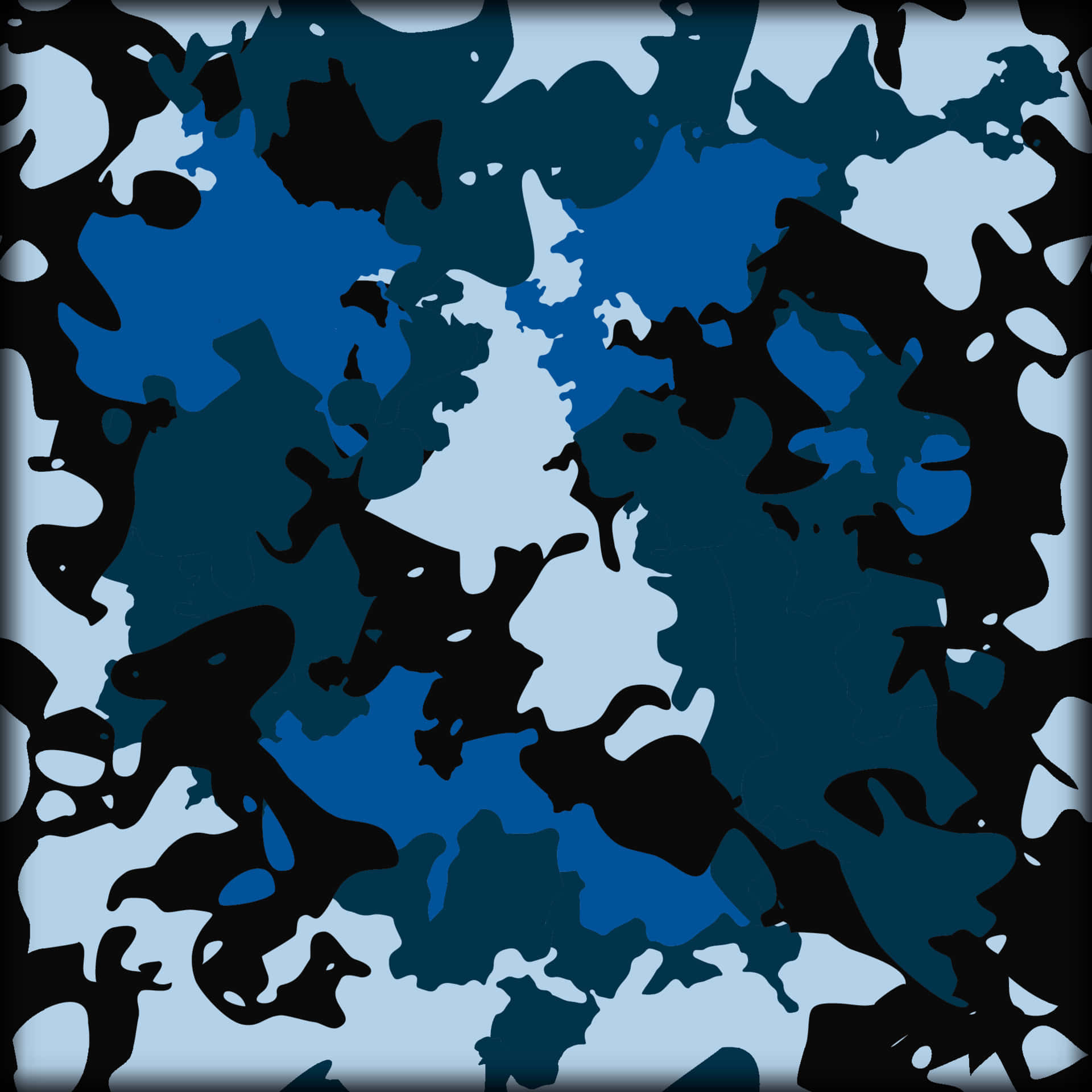 A Blue And Black Camouflage Pattern Background