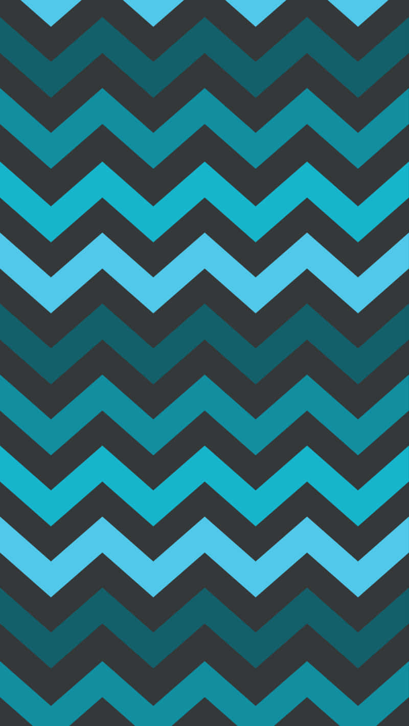 A Blue And Black Chevron Pattern Background