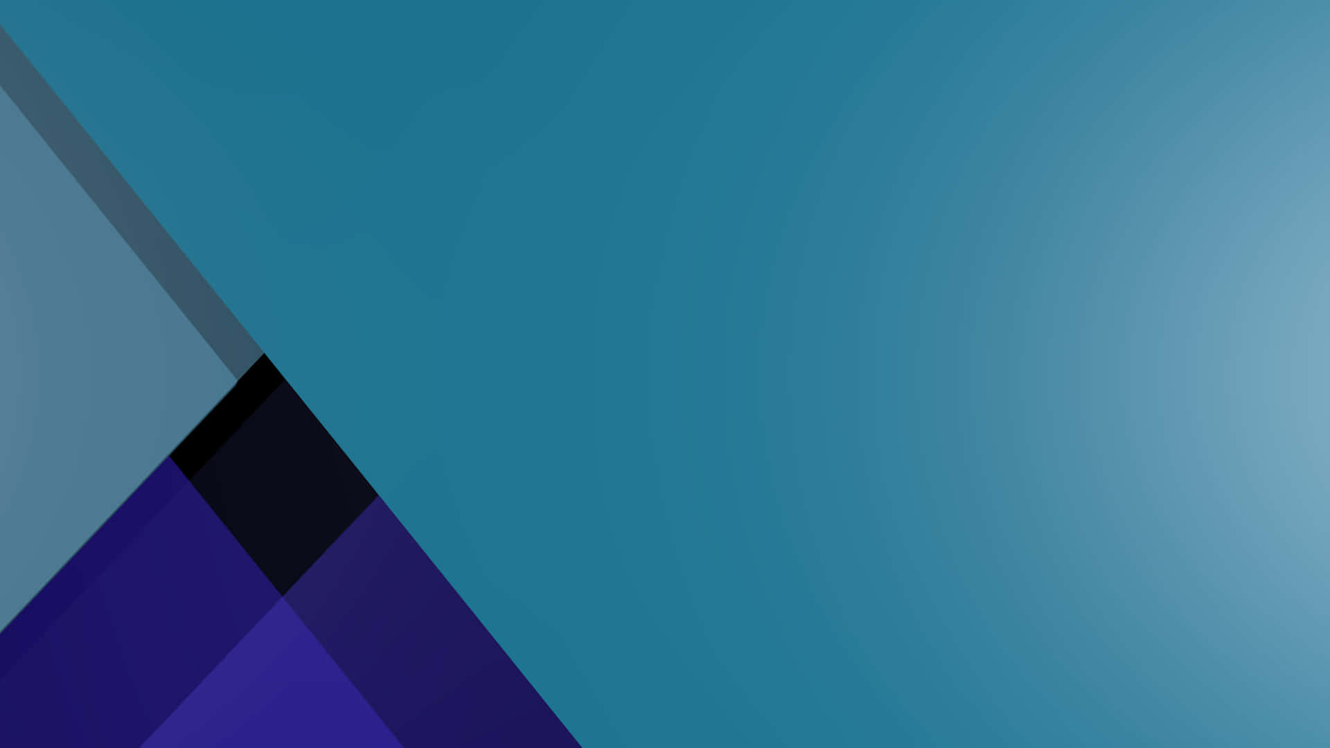 A Blue And Black Triangle With A Blue Background Background