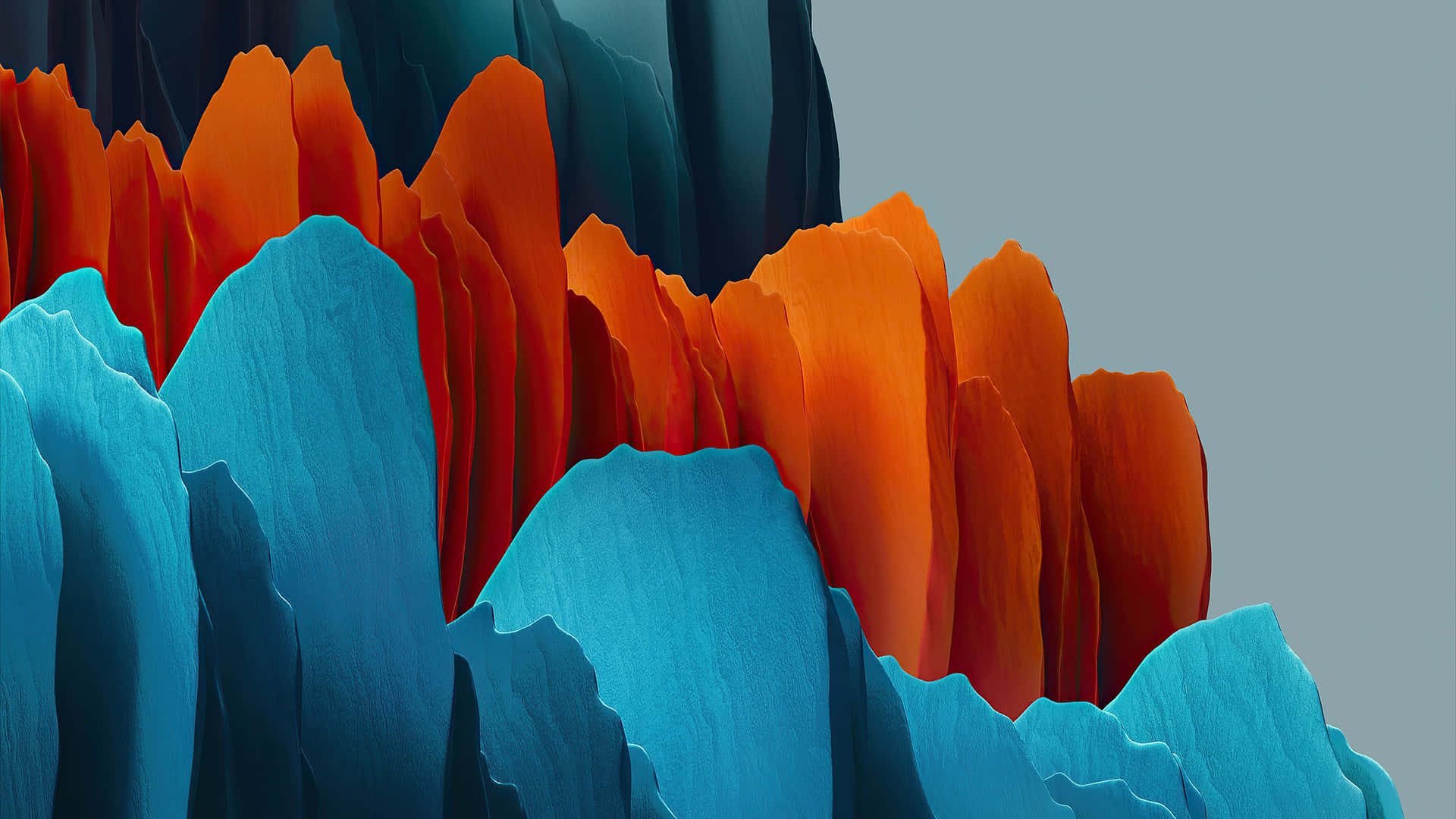 A Blue And Orange Abstract Image Background