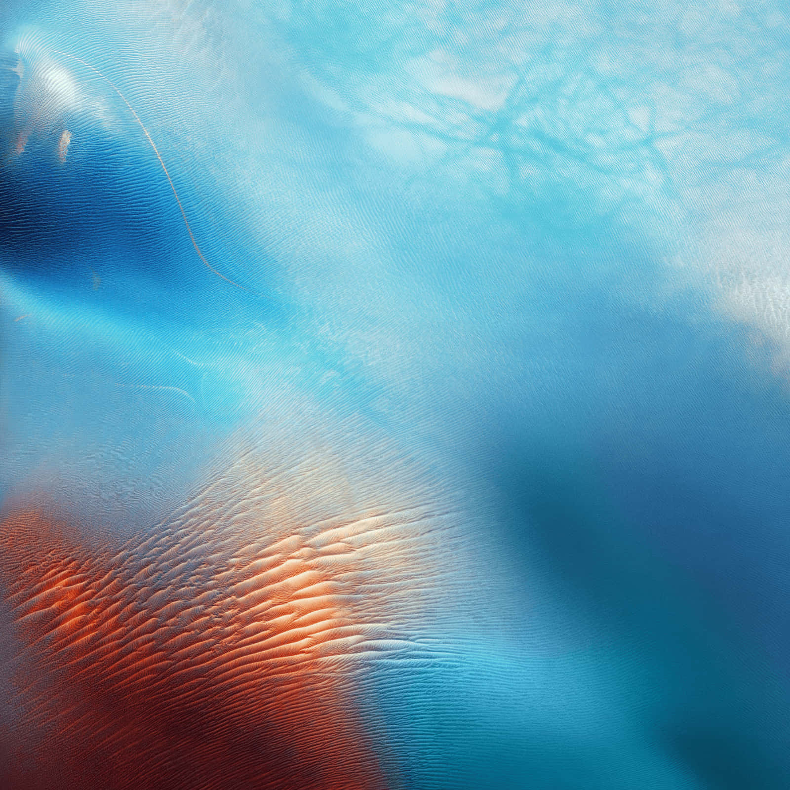 A Blue And Orange Abstract Background