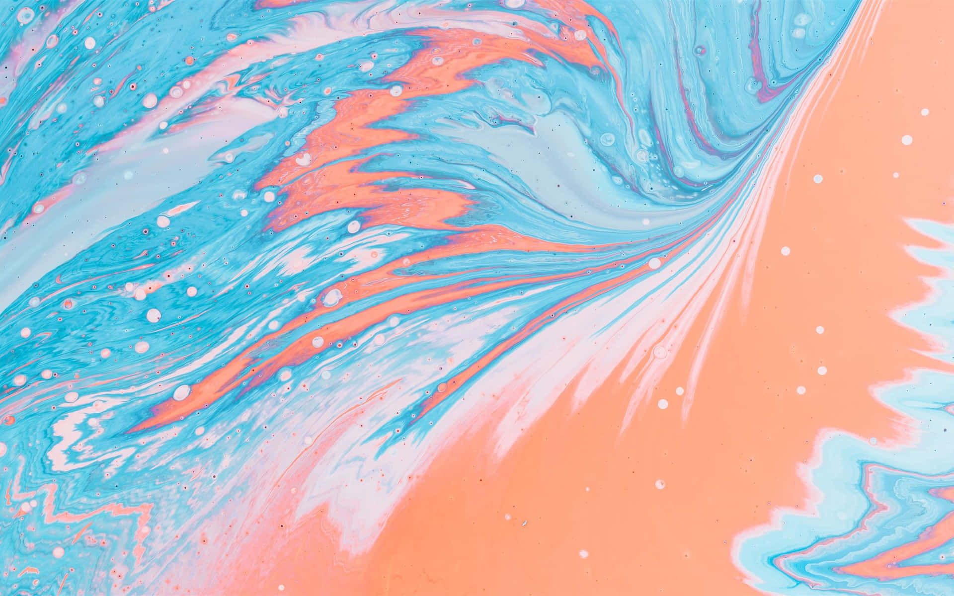 A Blue And Orange Swirling Pattern On A White Background Background