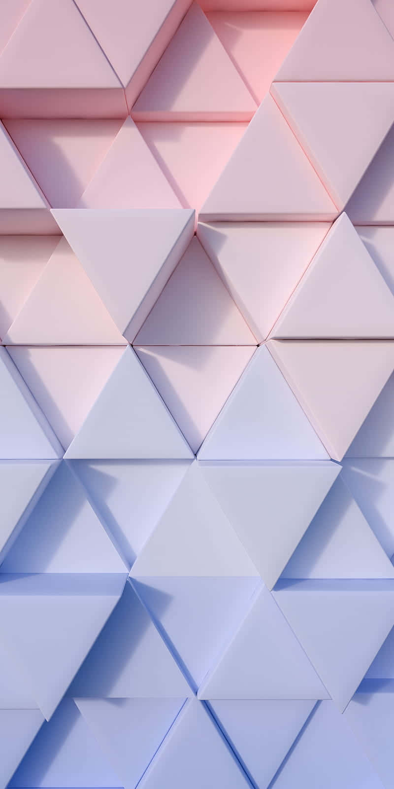 A Blue And Pink Geometric Pattern With Triangles