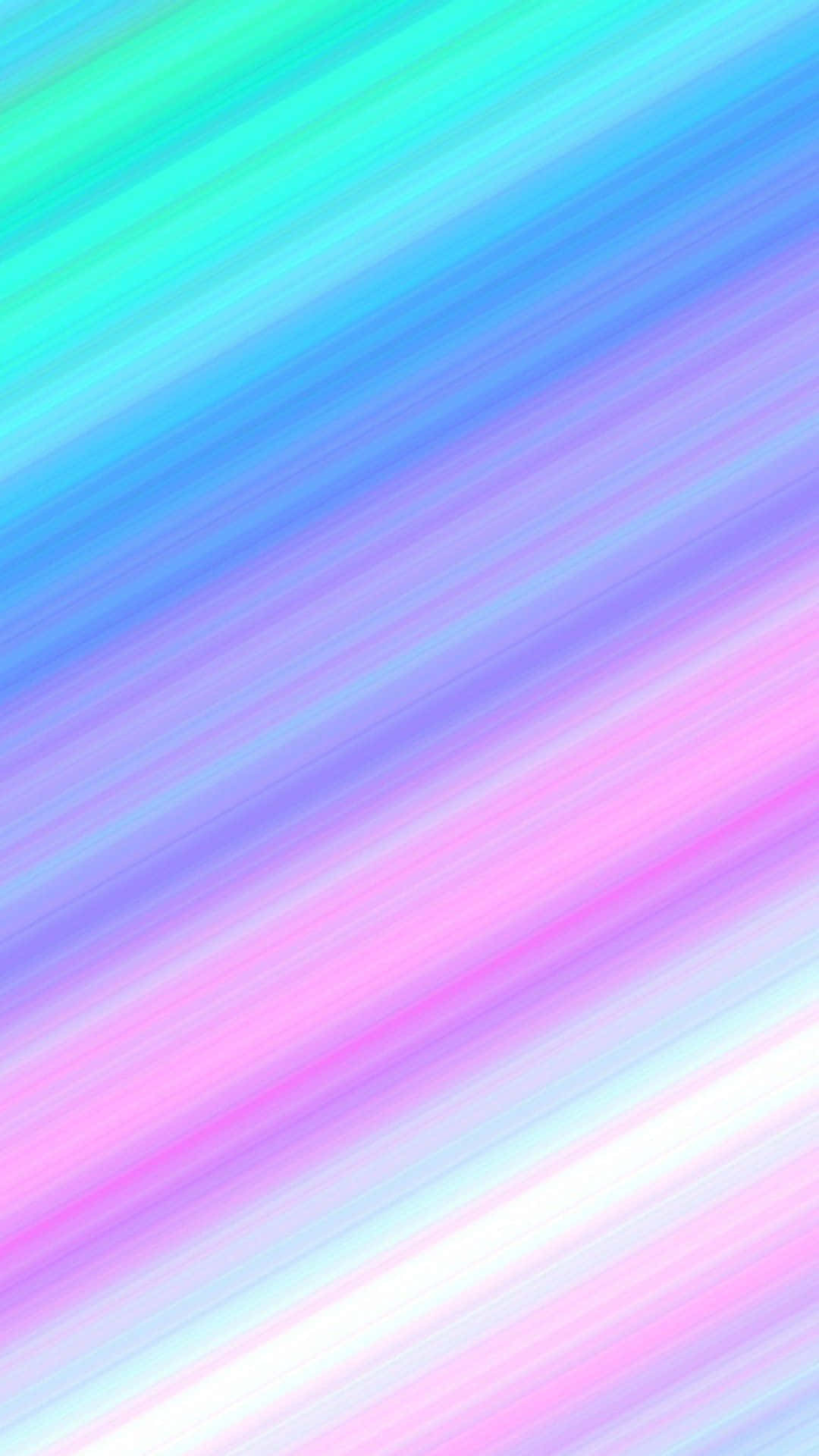 A Blue And Pink Gradient Background With A Rainbow Effect Background