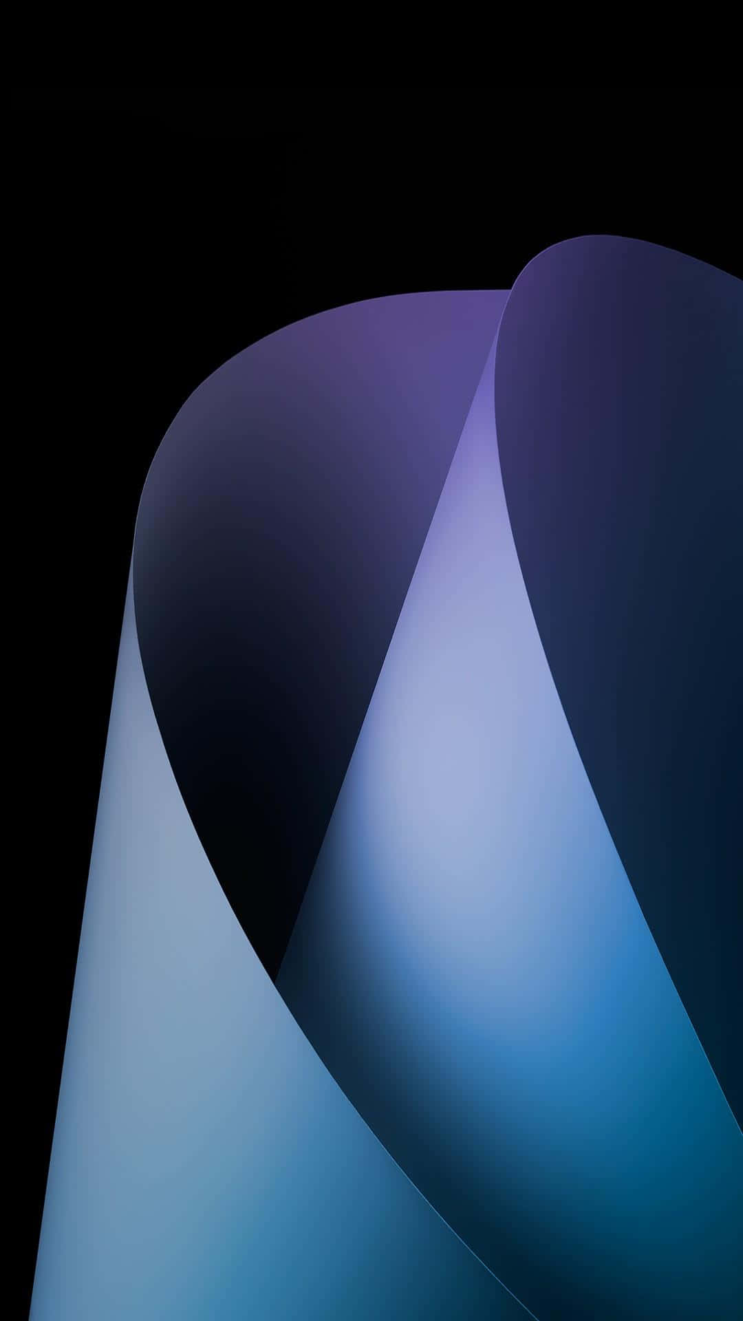 A Blue And Purple Abstract Design On A Black Background Background