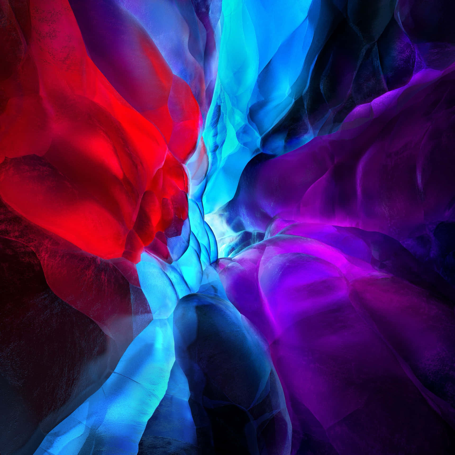 A Blue And Purple Abstract Background