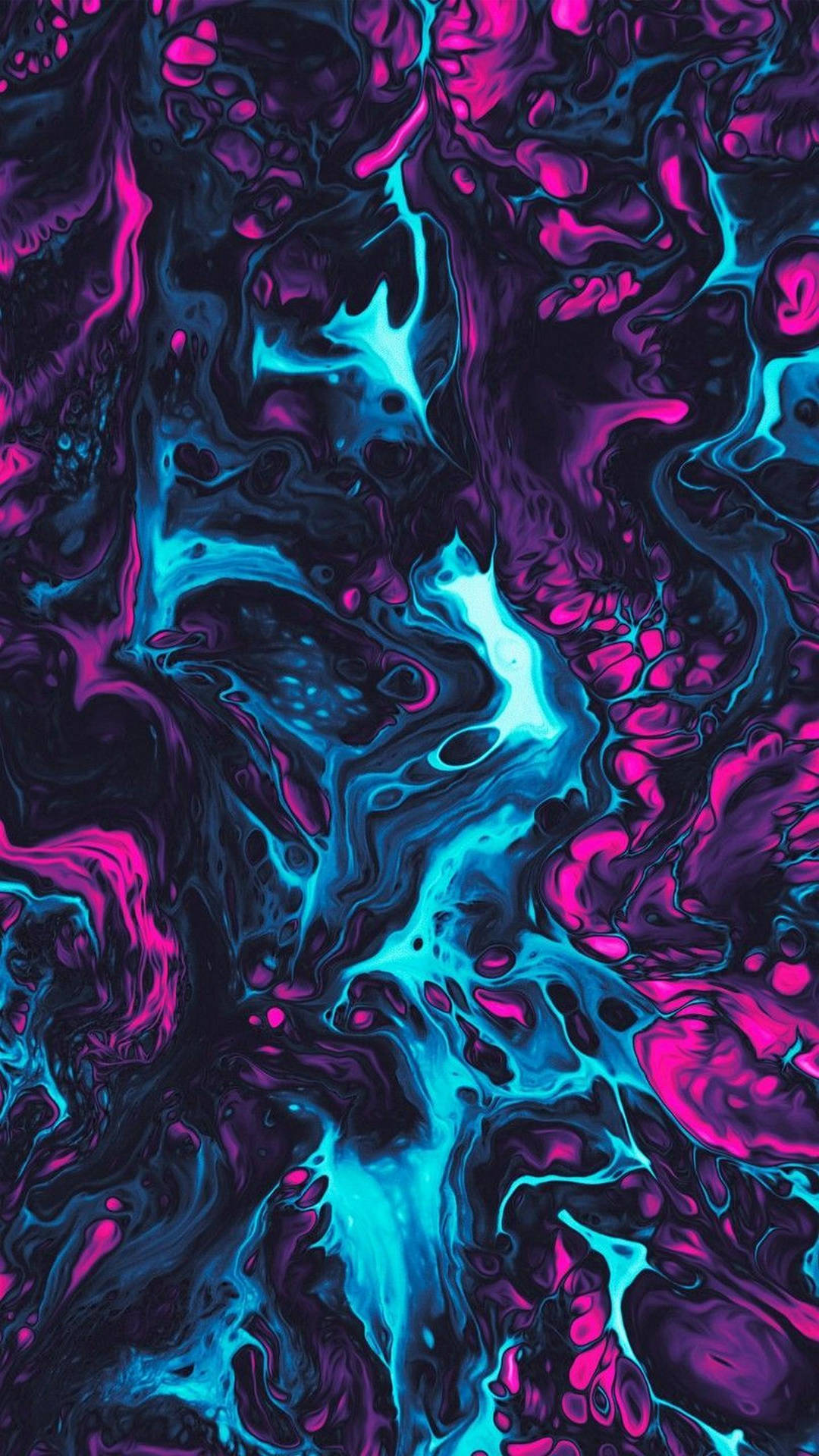 A Blue And Purple Liquid On A Black Background Background