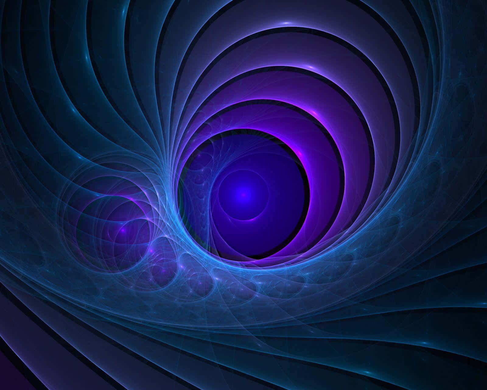 A Blue And Purple Spiral With A Blue Background Background