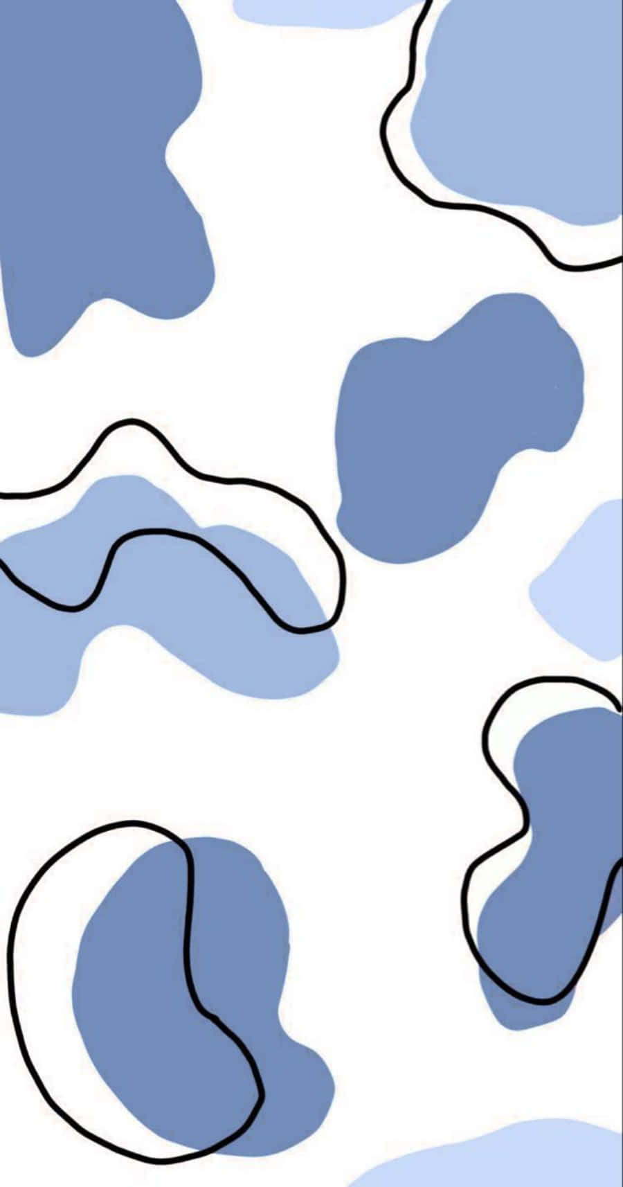 A Blue And White Pattern With A Lot Of Lines Background