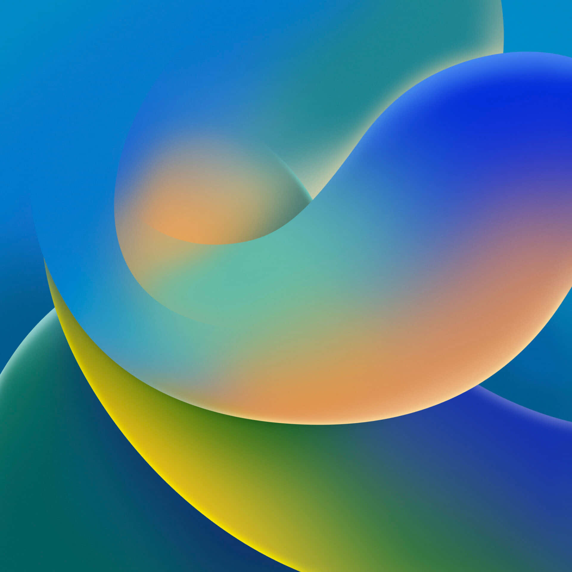 A Blue And Yellow Abstract Background Background