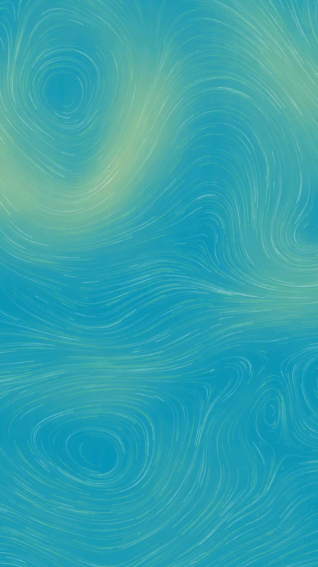 A Blue And Yellow Background With Swirls Background