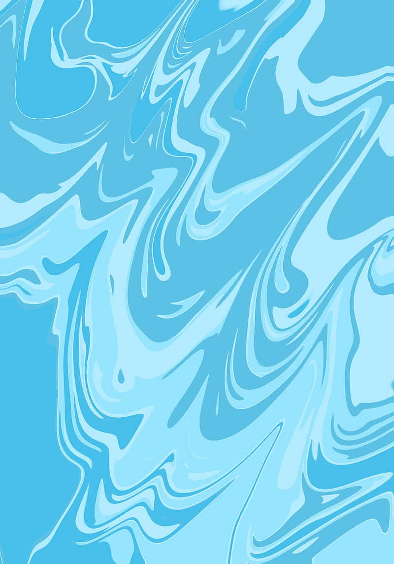 A Blue Background With Swirls And Waves Background