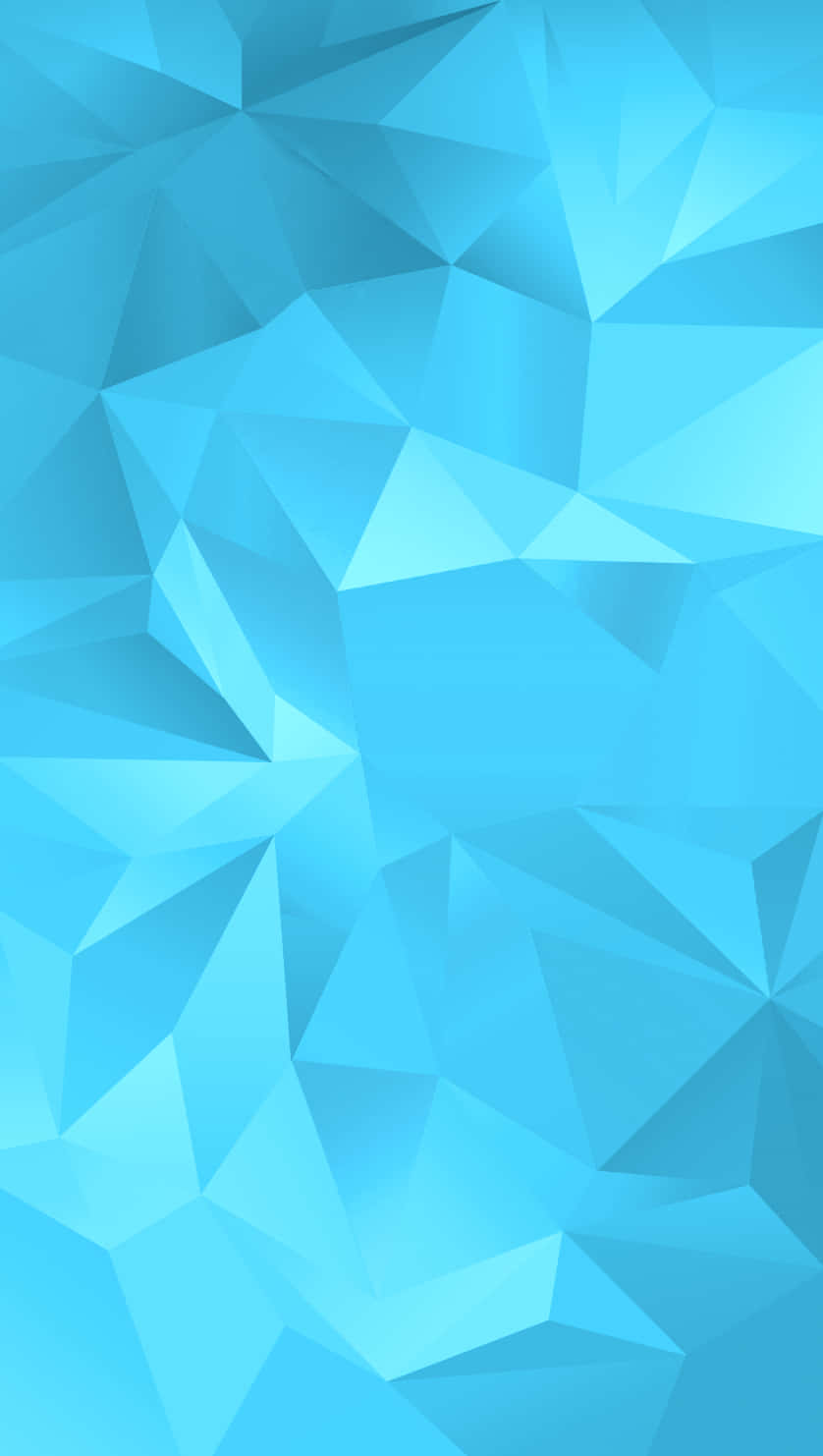 A Blue Background With Triangles Background
