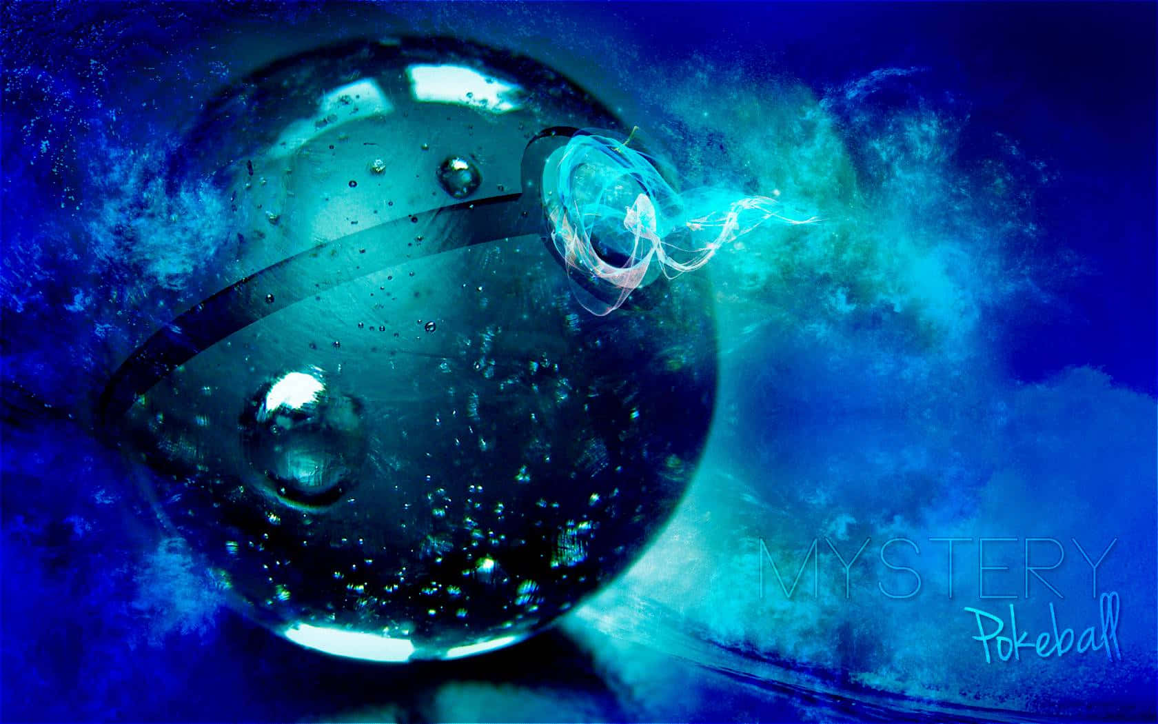 A Blue Ball With A Blue Background Background
