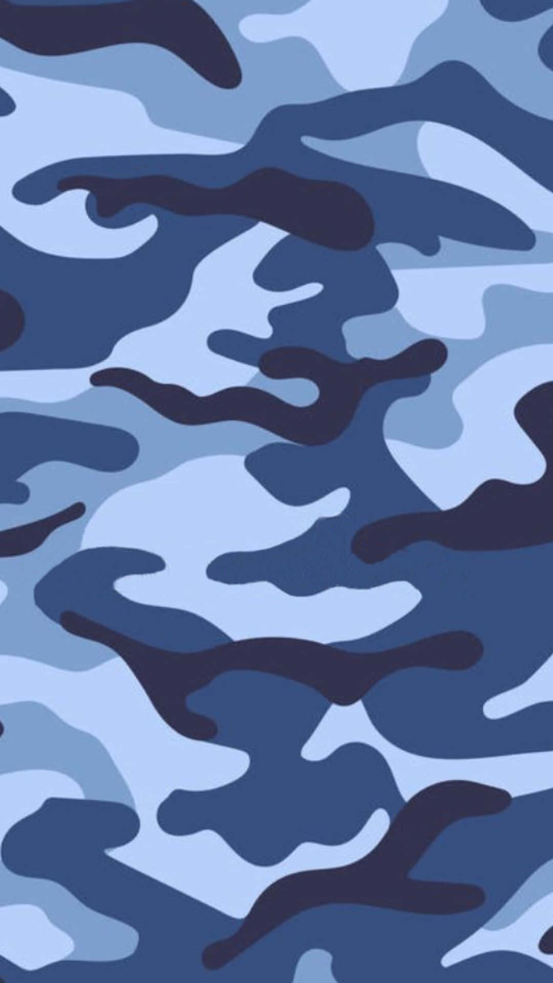 A Blue Camouflage Pattern Background