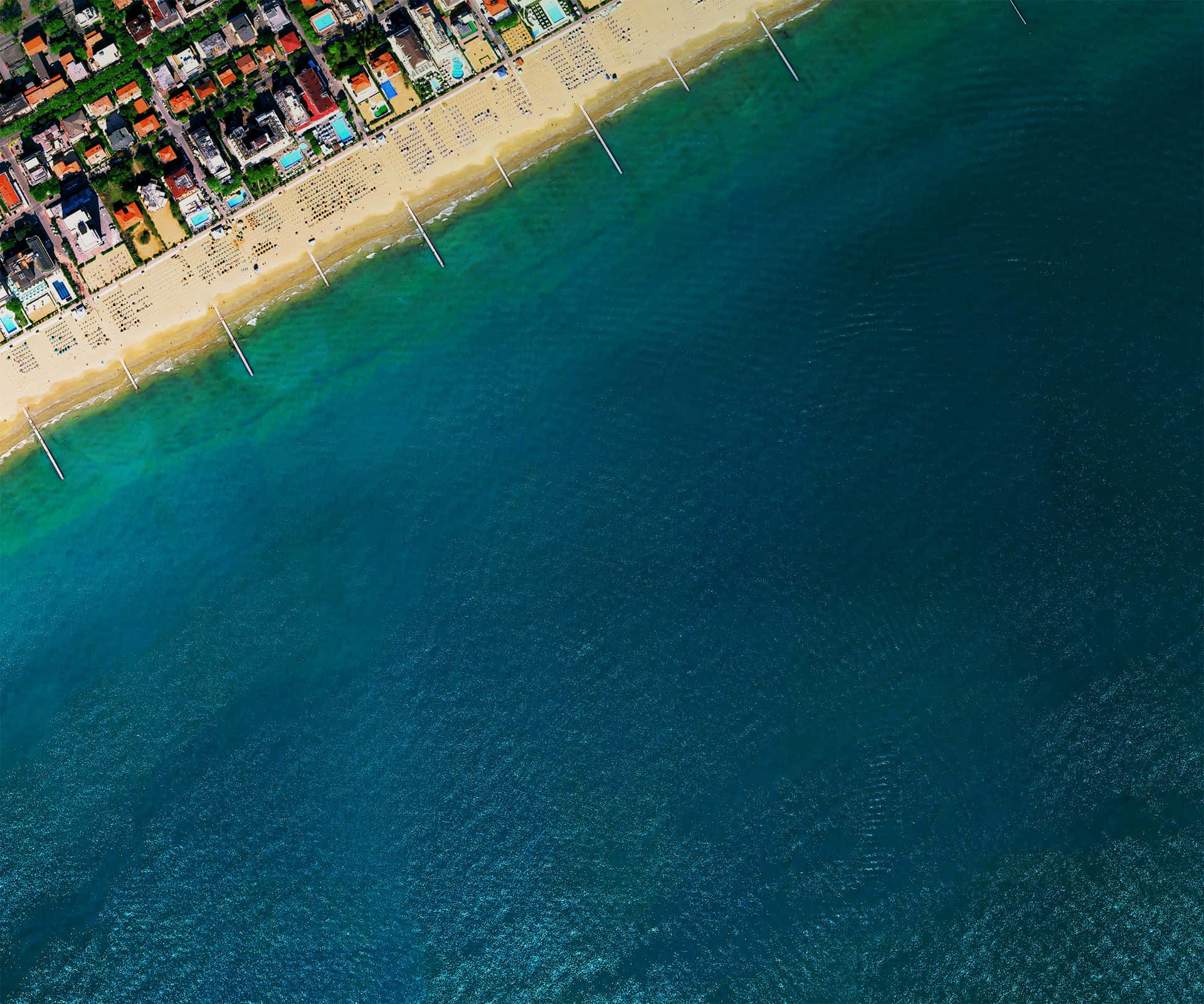 A Blue Ocean Background
