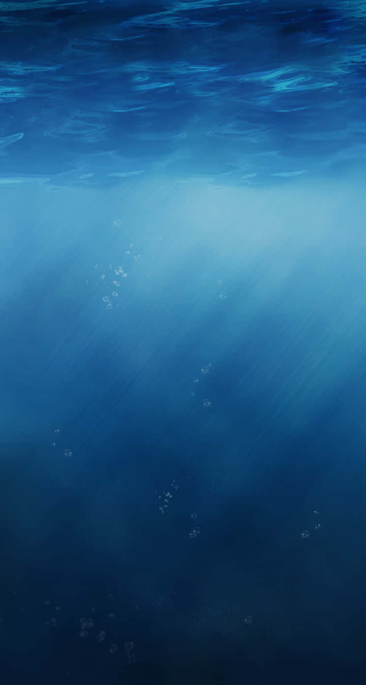 A Blue Ocean With A Lot Of Water Background