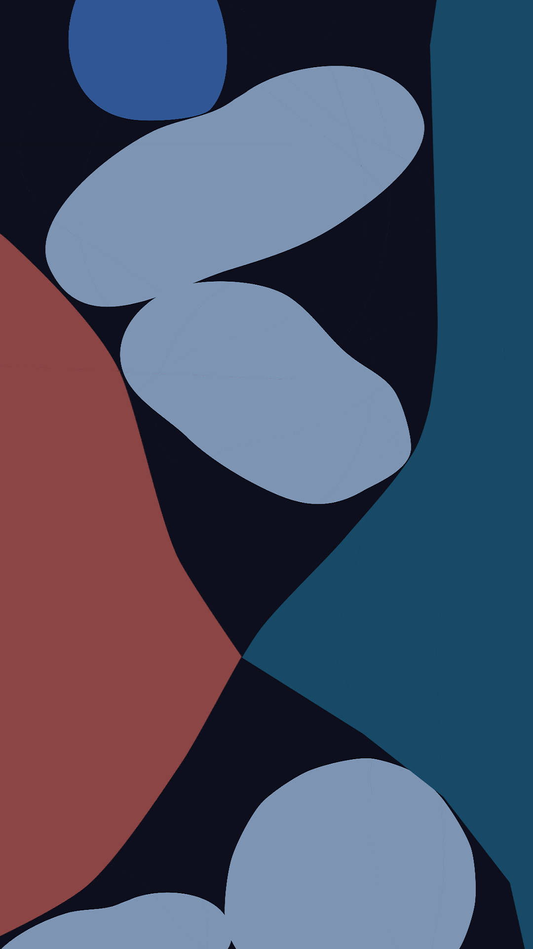 A Blue, Red, And Blue Abstract Pattern Background