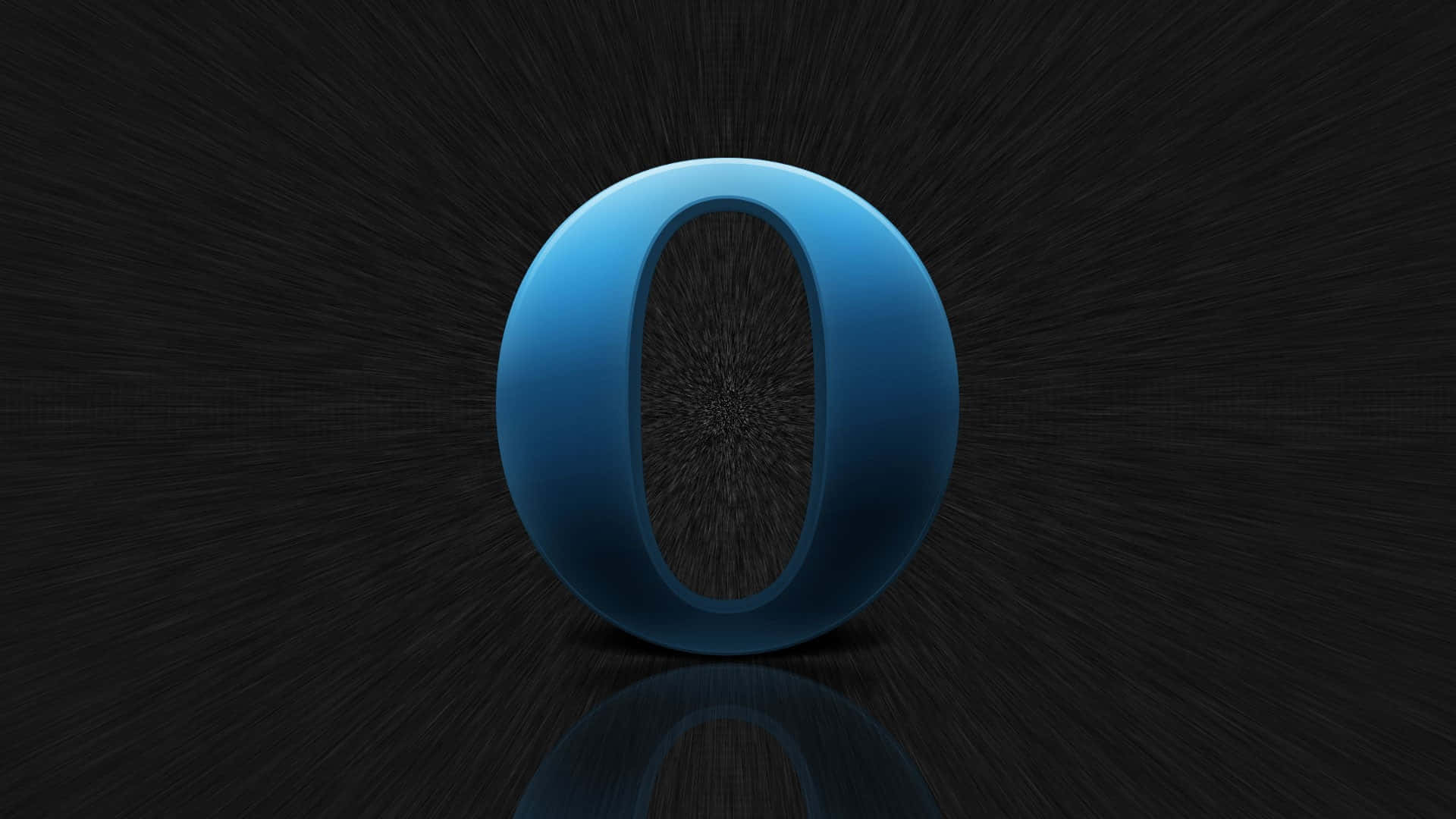 A Blue Ring With A Reflection On It Background