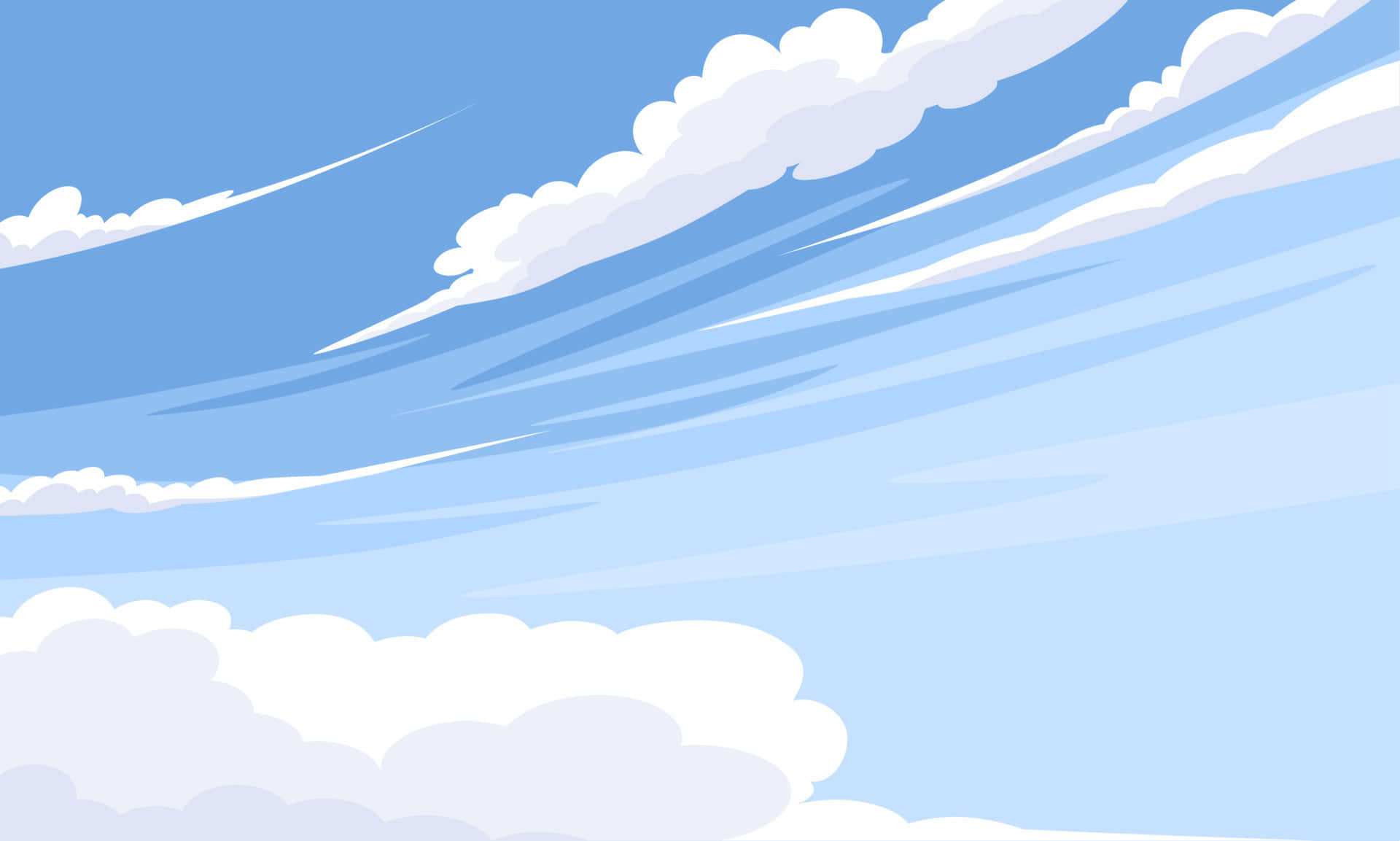 A Blue Sky With White Clouds Background