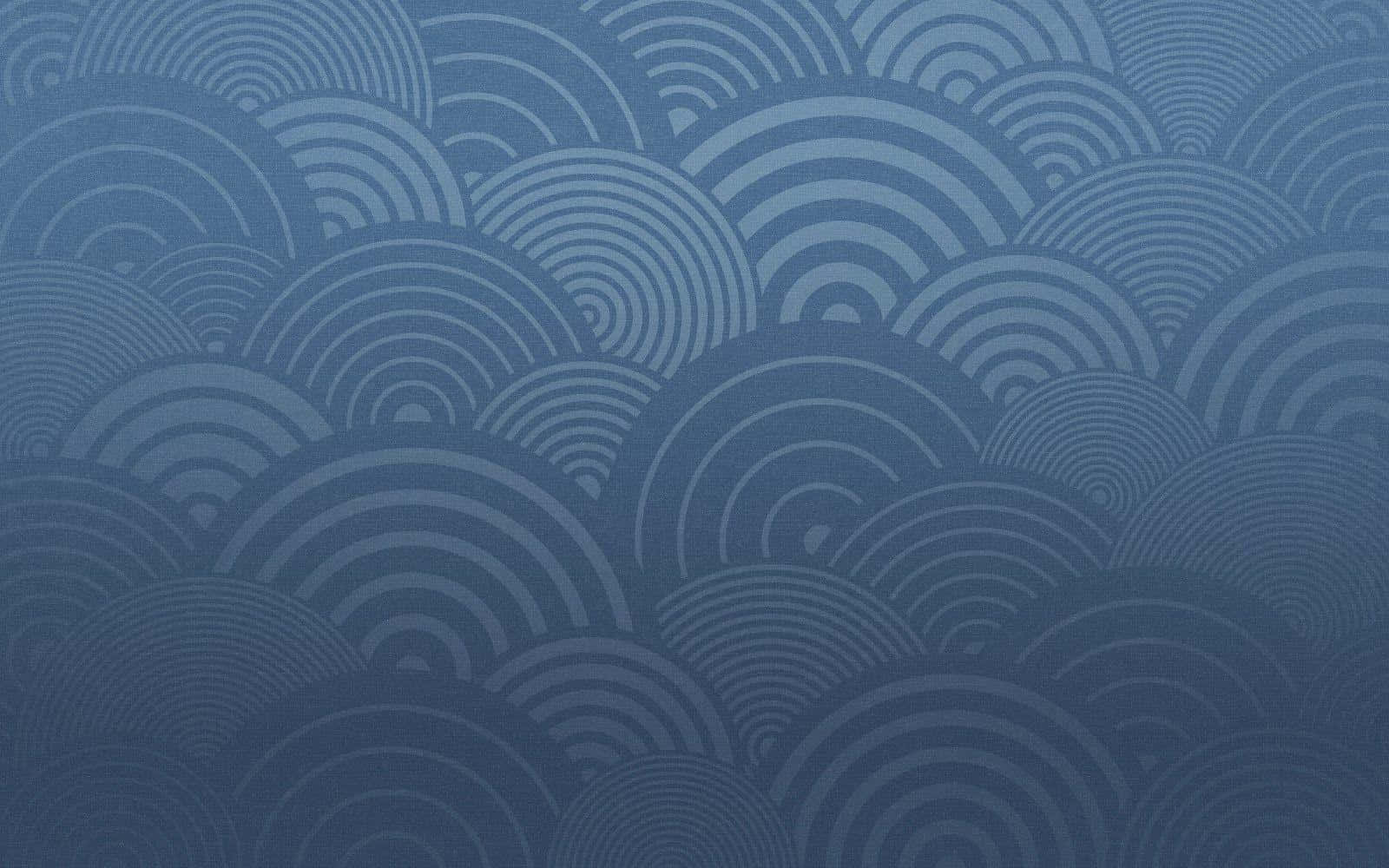 A Blue Wallpaper With Waves On It Background