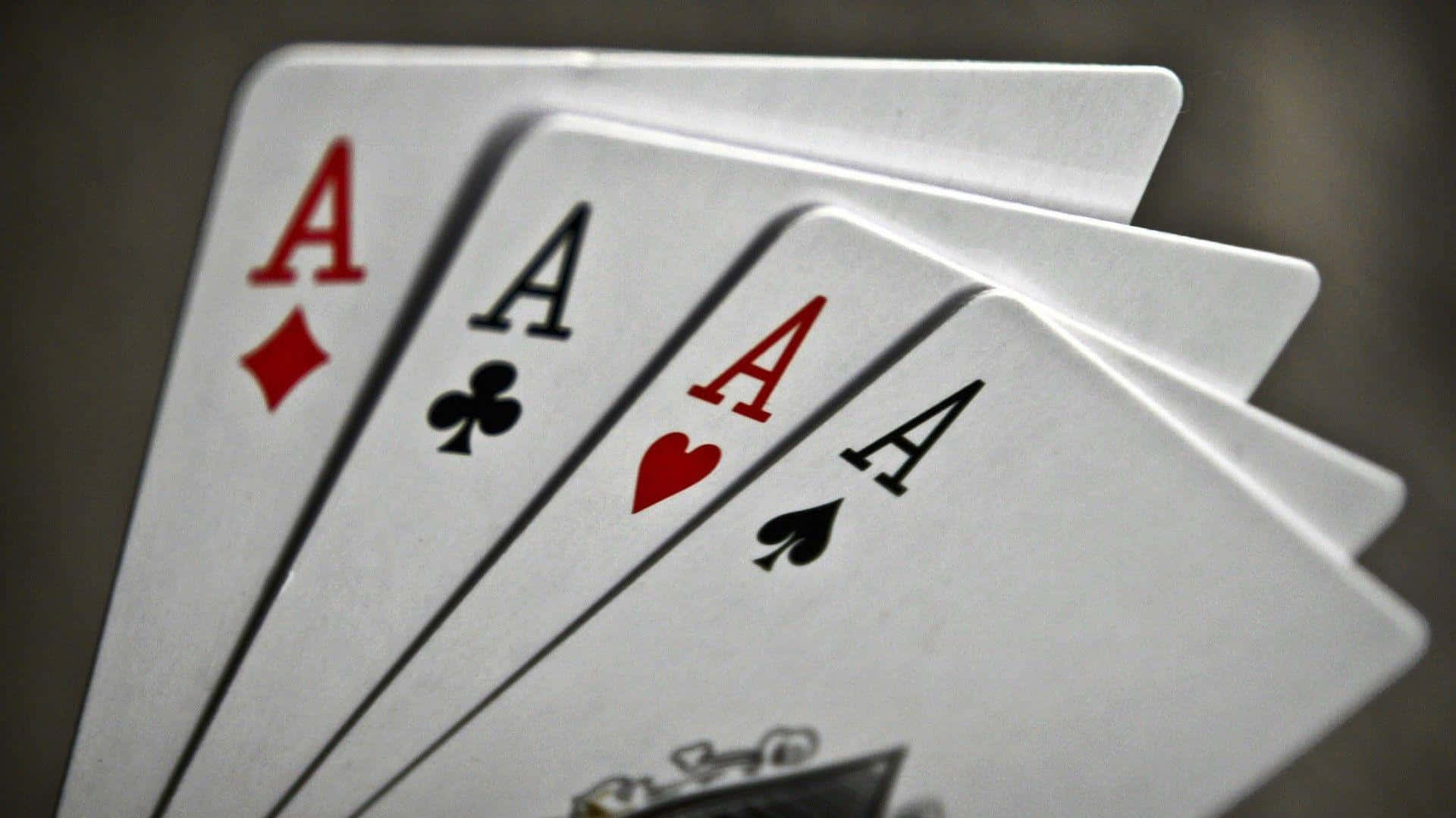 A Bold Ace Of Spades Euchre Card