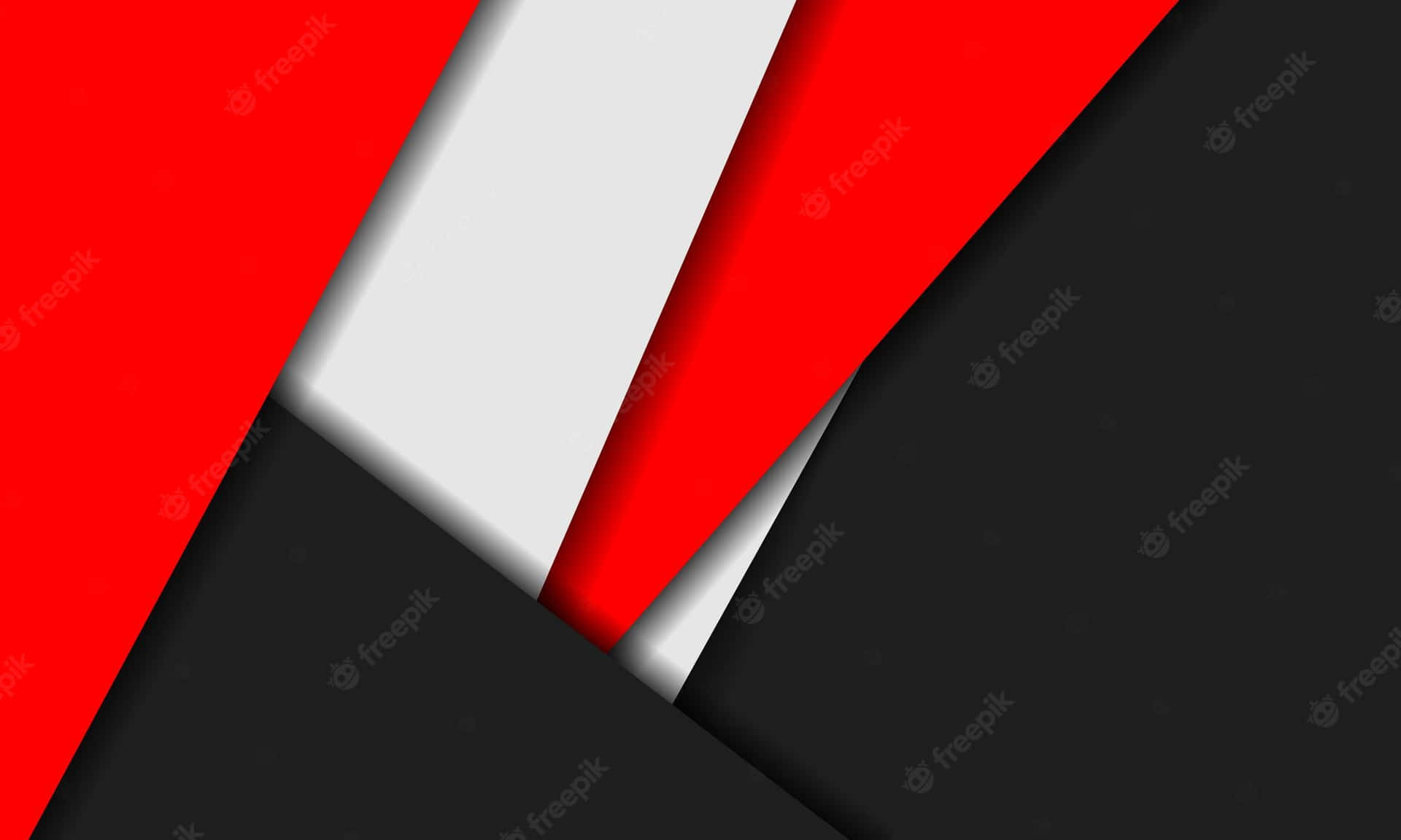 A Bold And Vibrant Abstract Art Depicting The Colors Black, White, And Red Background