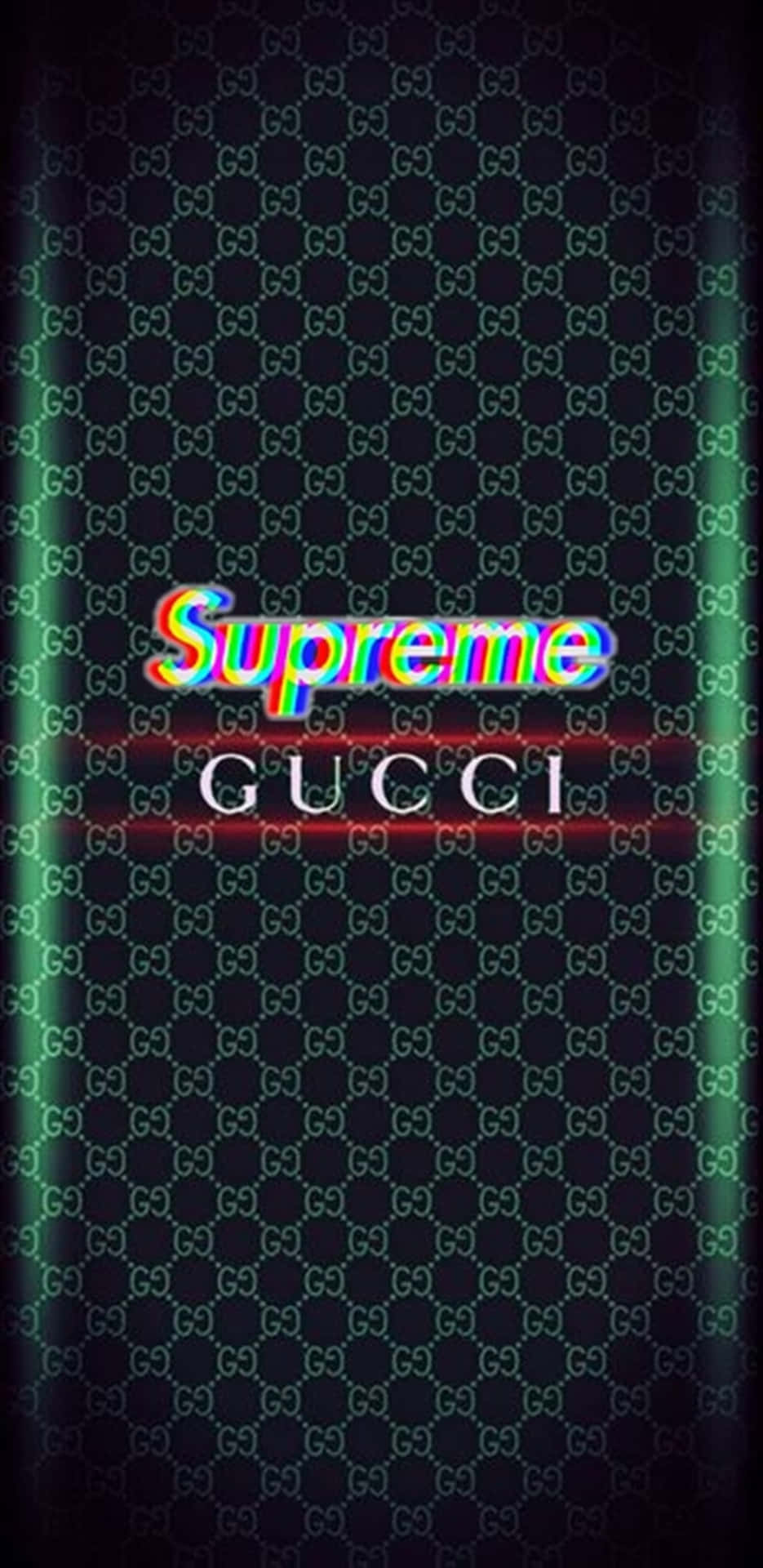 A Bold Combination Of Streetwear And Luxury, Supreme Gucci Fuses Disparate Elements Together To Form An Iconic Look. Background