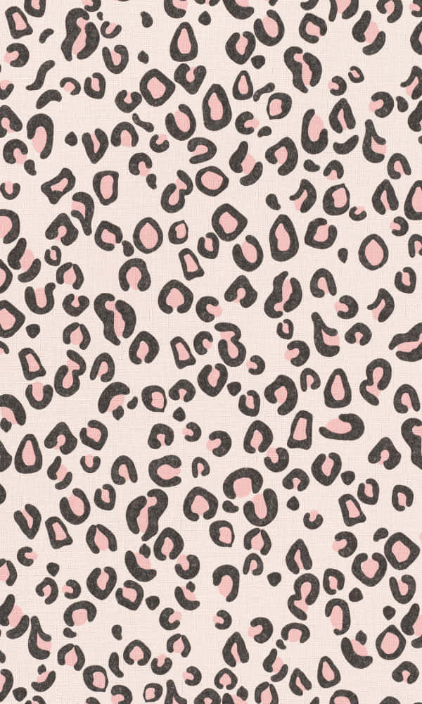 A Bold Pink Leopard Print Background