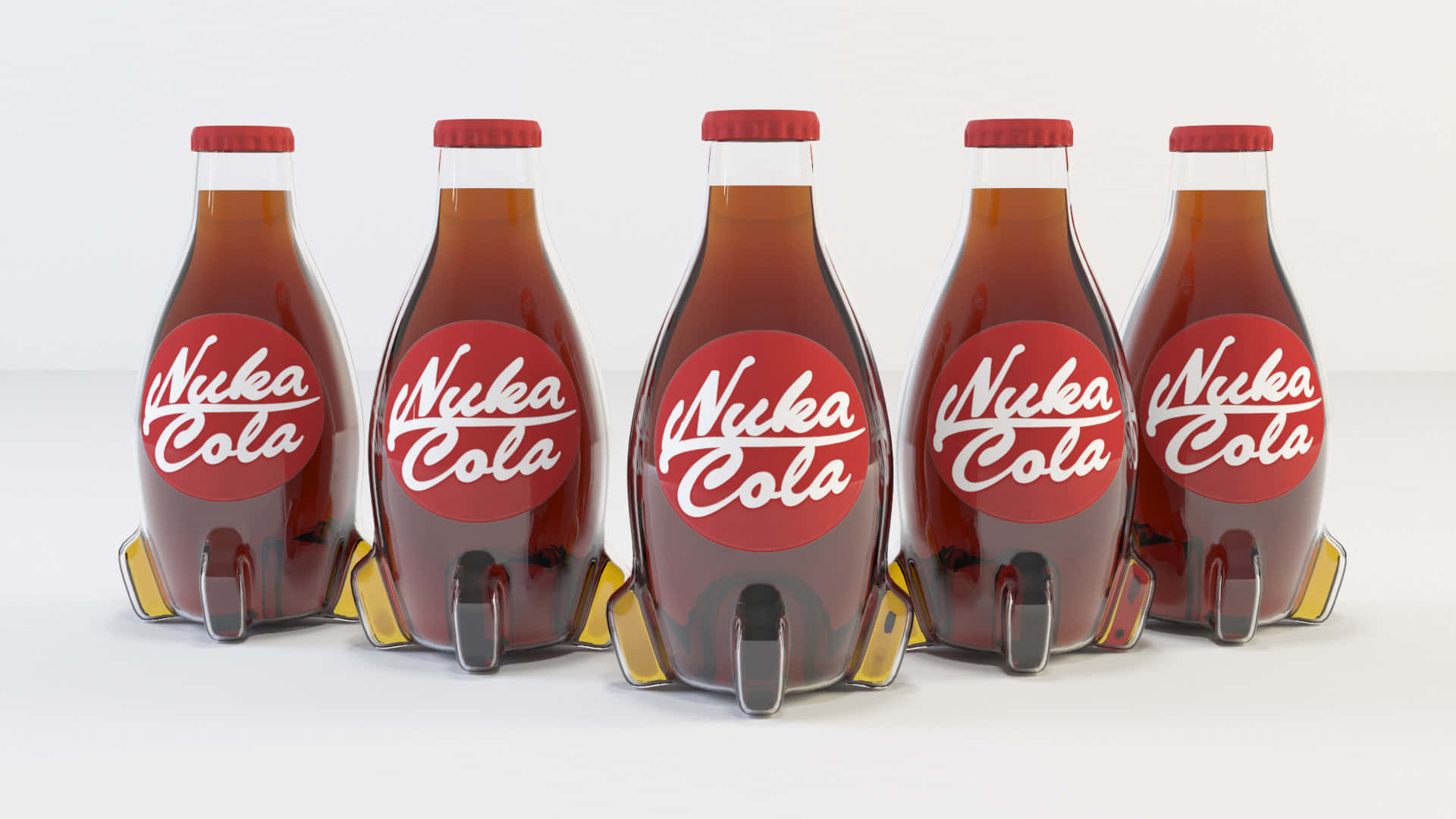 A Bottle Of Mika Coke Background