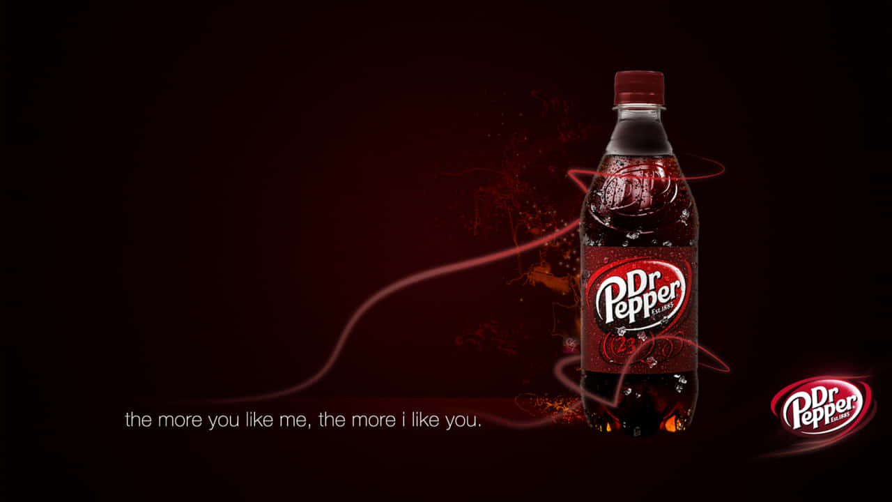 A Bottle Of Red Bull With A Red Background Background
