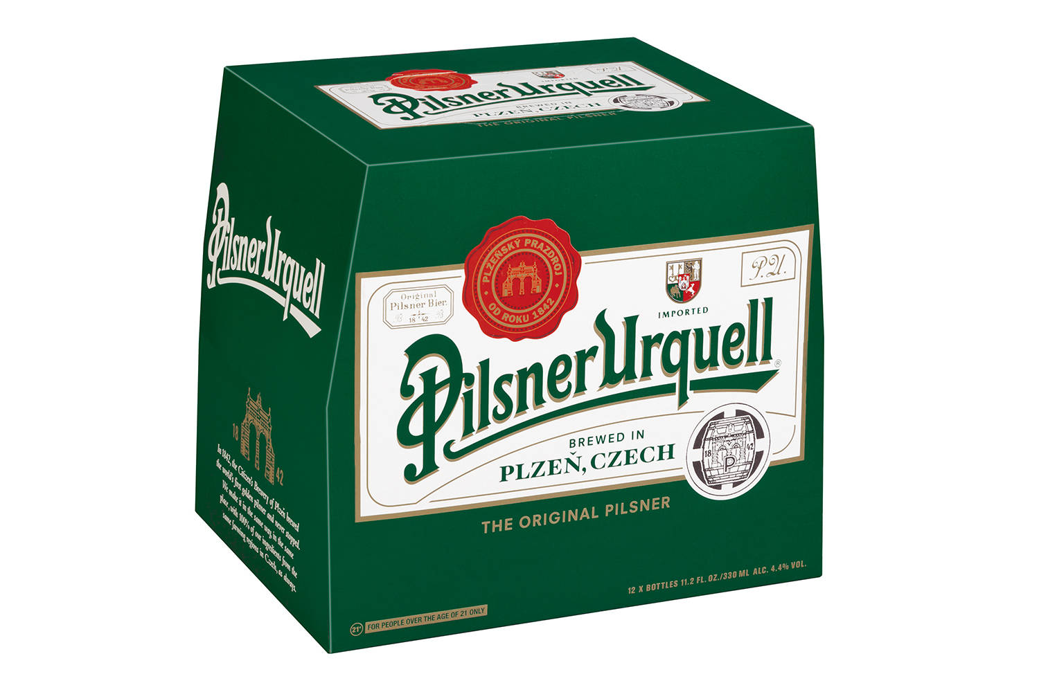 A Box Of Pilsner Urquell Beer