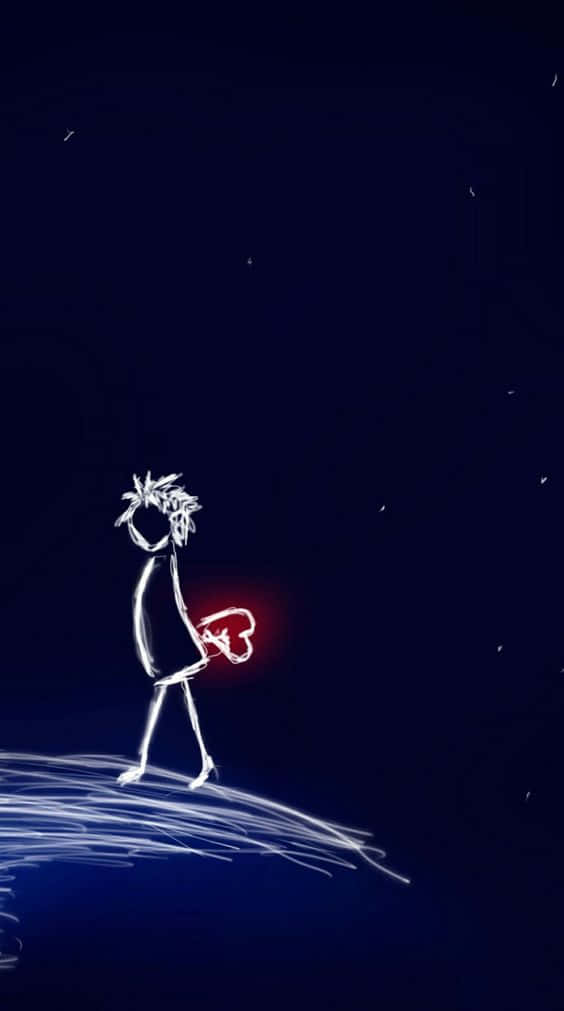 A Boy Corresponding To Someone