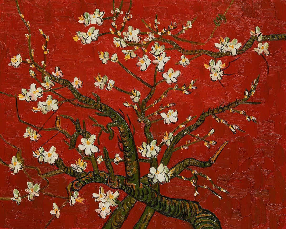 A Breathtaking Look At Vincent Van Gogh’s Famous 'almond Blossoms' Background