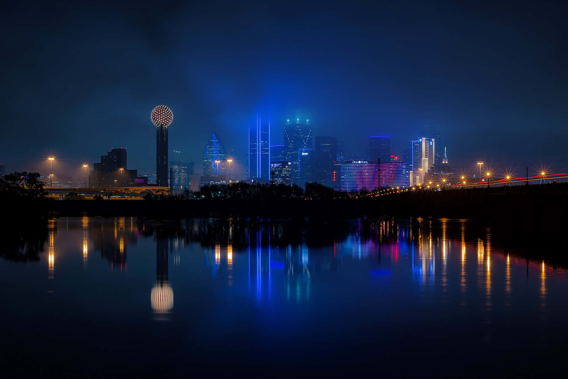 A Breathtaking View Of The Dallas Skyline In Texas