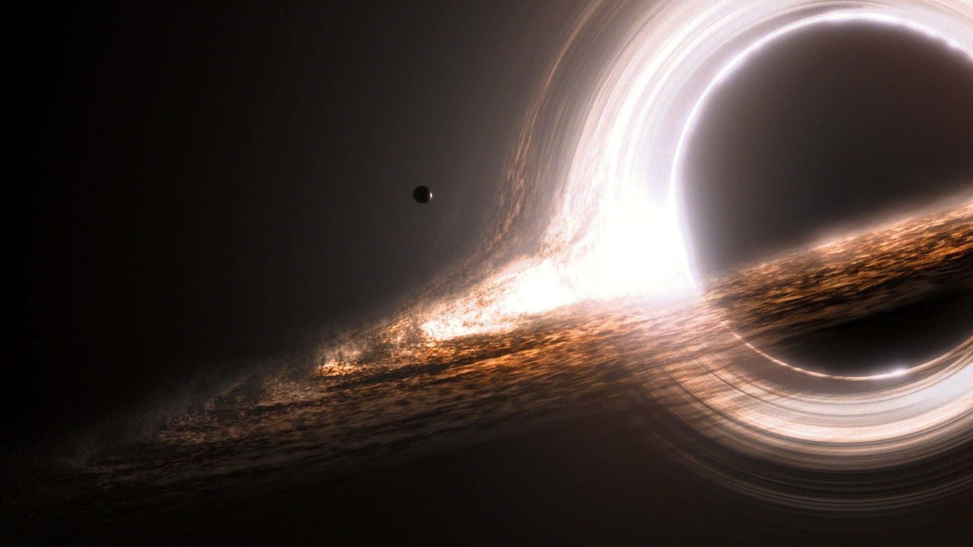 A Breathtaking View Of The Interstellar Black Hole Background