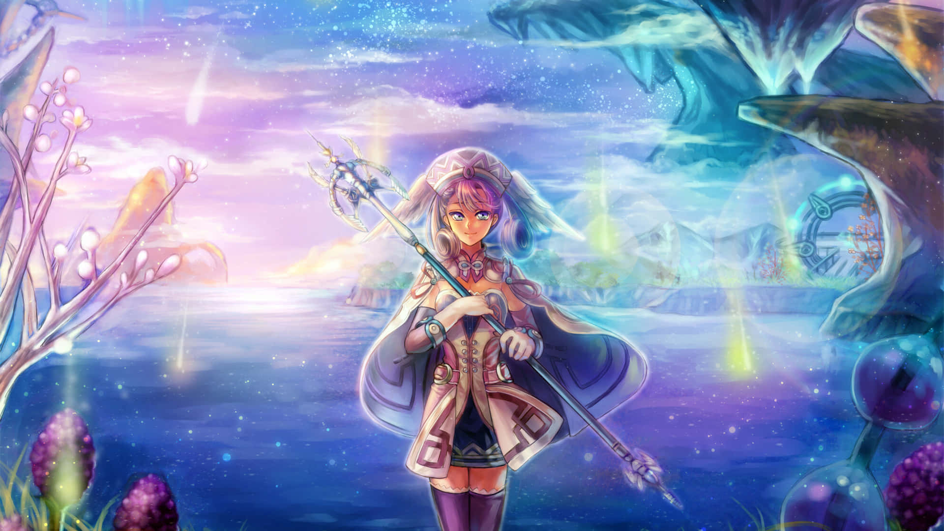 A Breathtaking View Of The World Of Xenoblade. Background
