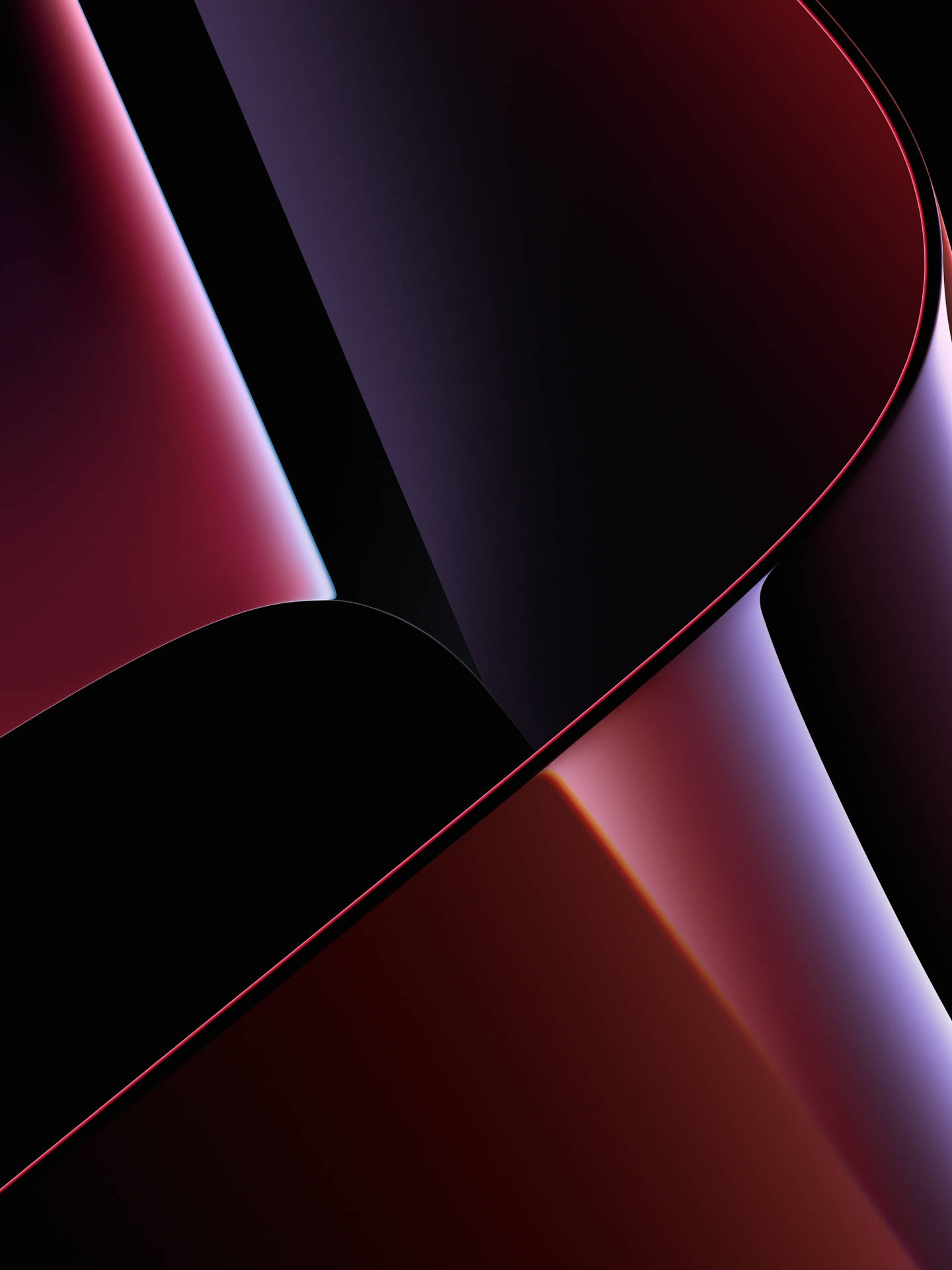 A Bright And Beautiful Modern Abstract Image Featuring Vibrant Shades Of Red And Black. Background